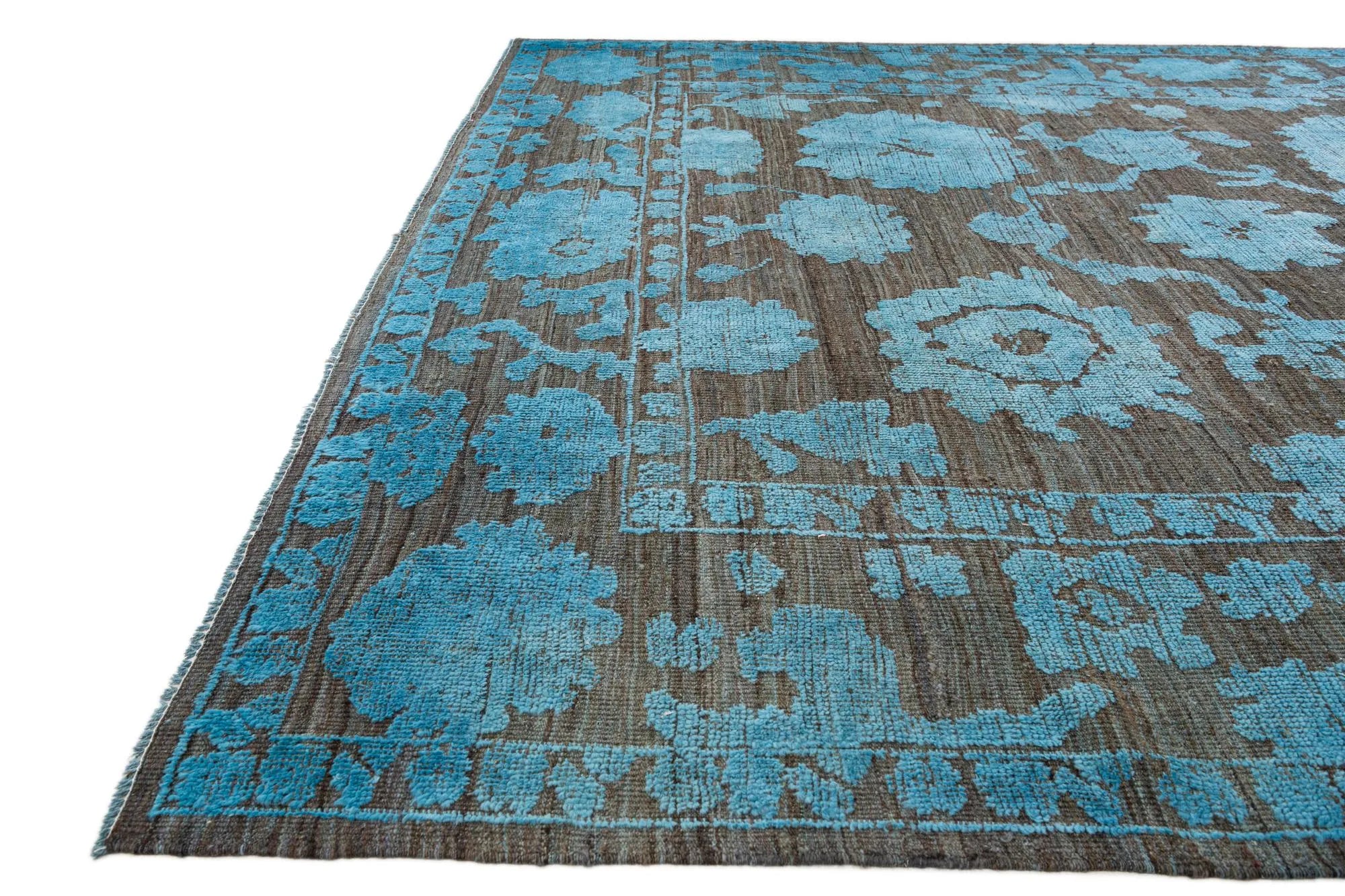 Evelyn Oushak Hand-Knotted Wool Rug