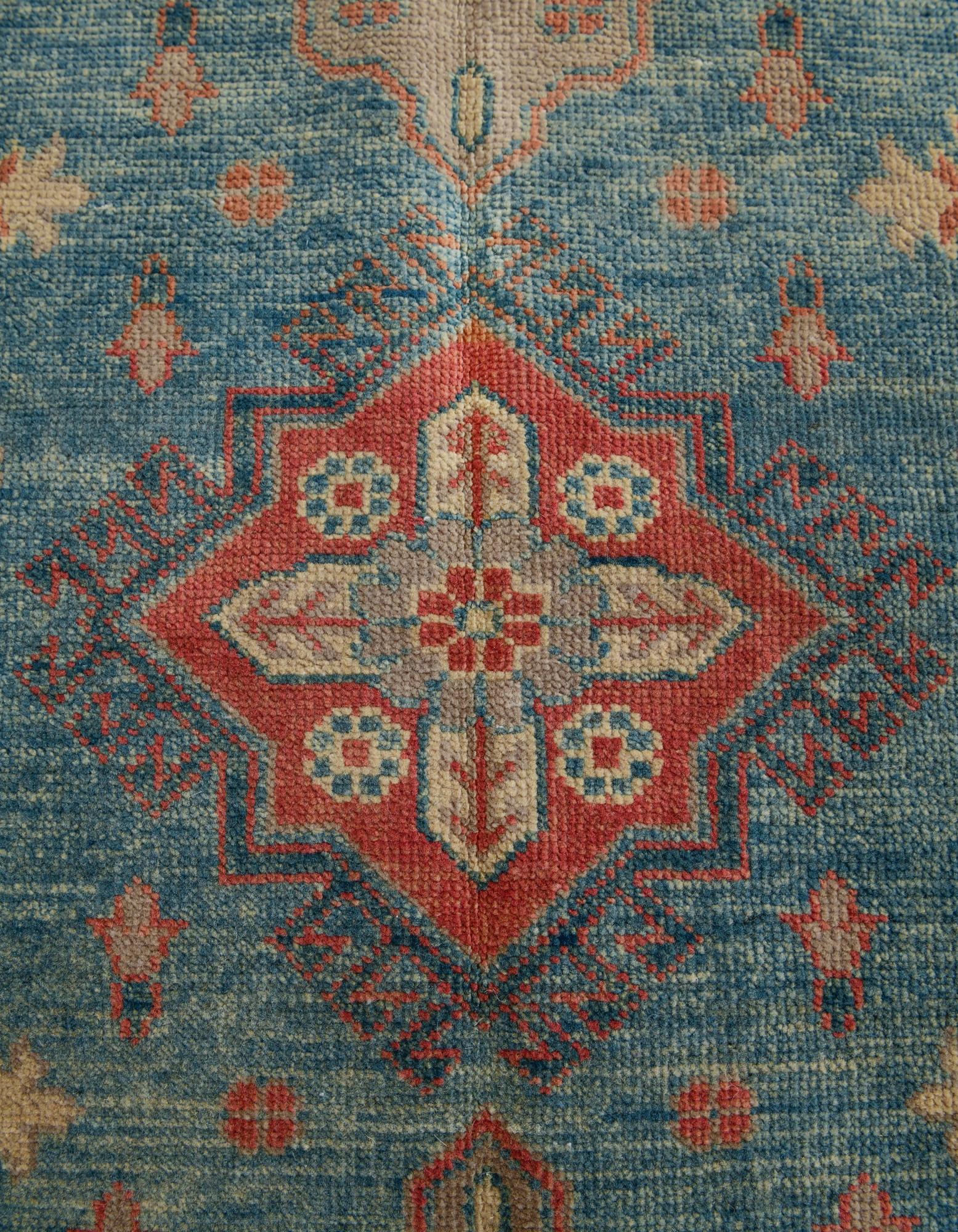 Magnificent Oushak Hand-Knotted Wool Rug