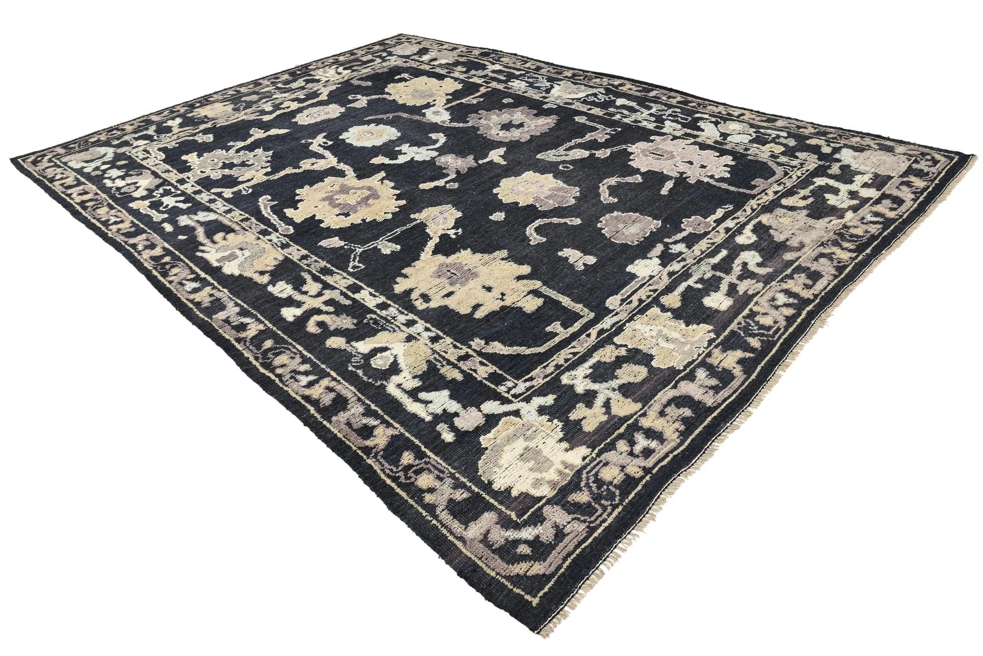 Anaya Oushak Hand-Knotted Wool Rug