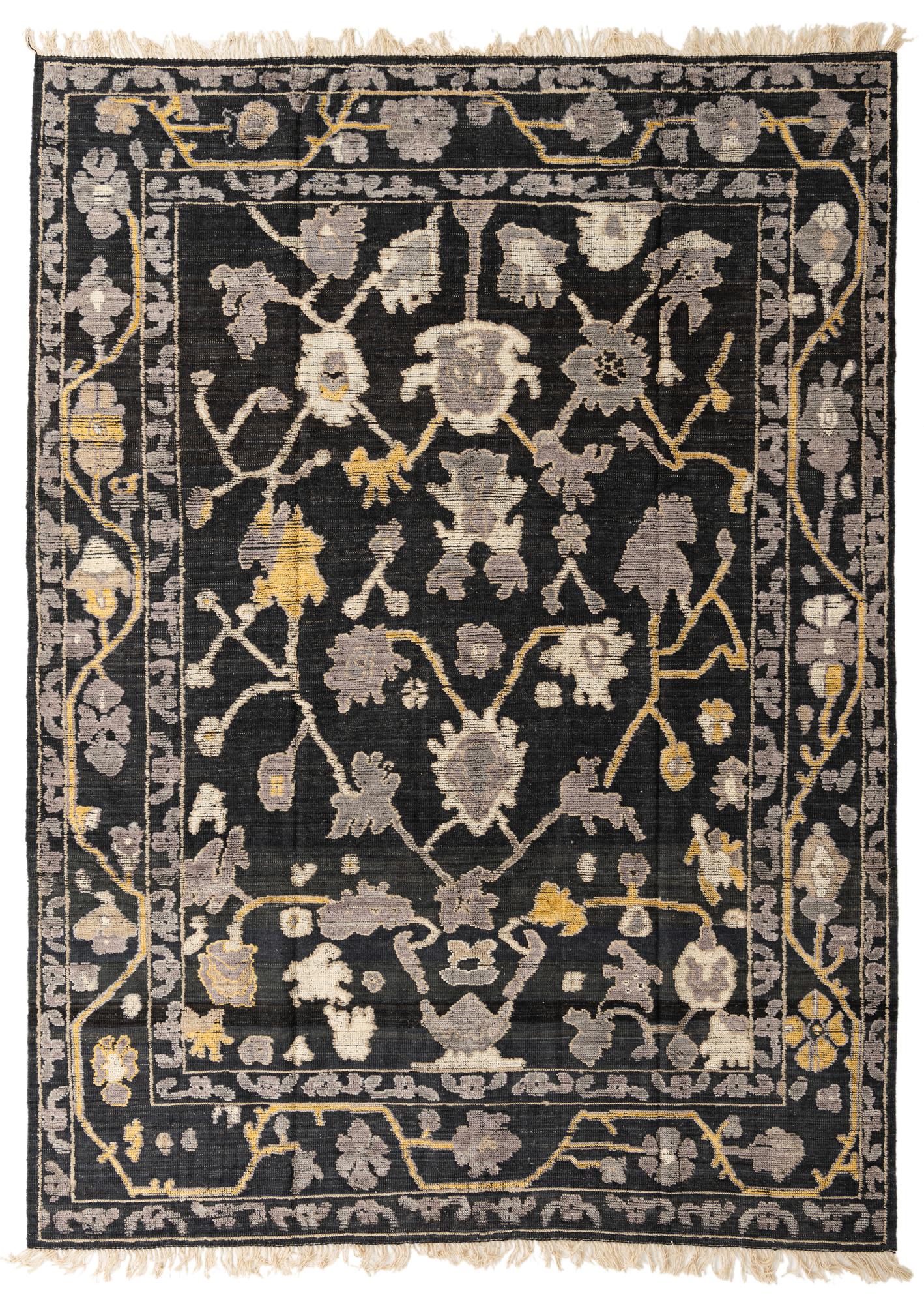 Amara Oushak Hand-Knotted Wool Rug