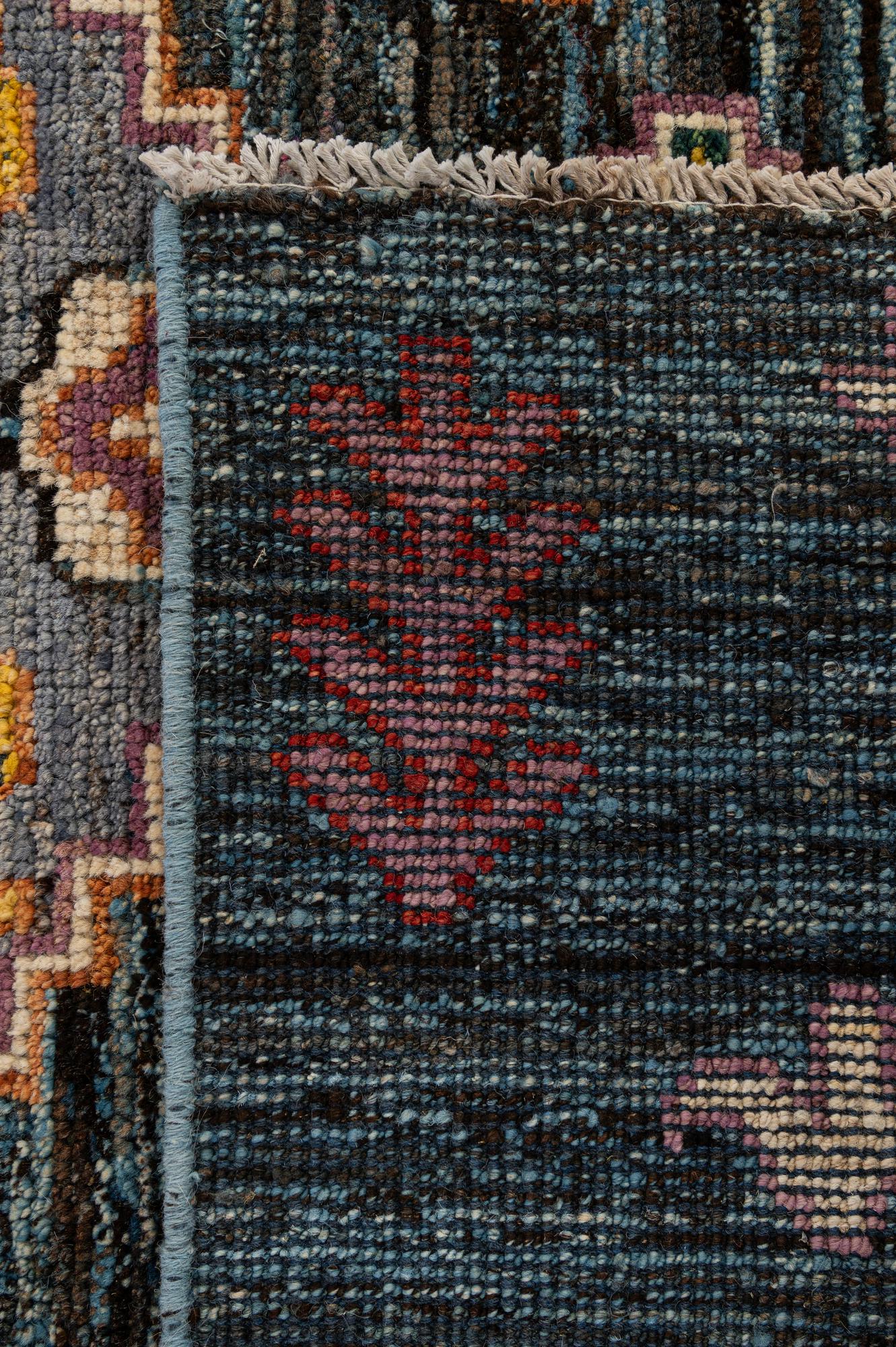 Bella Oushak Hand-Knotted Wool Rug