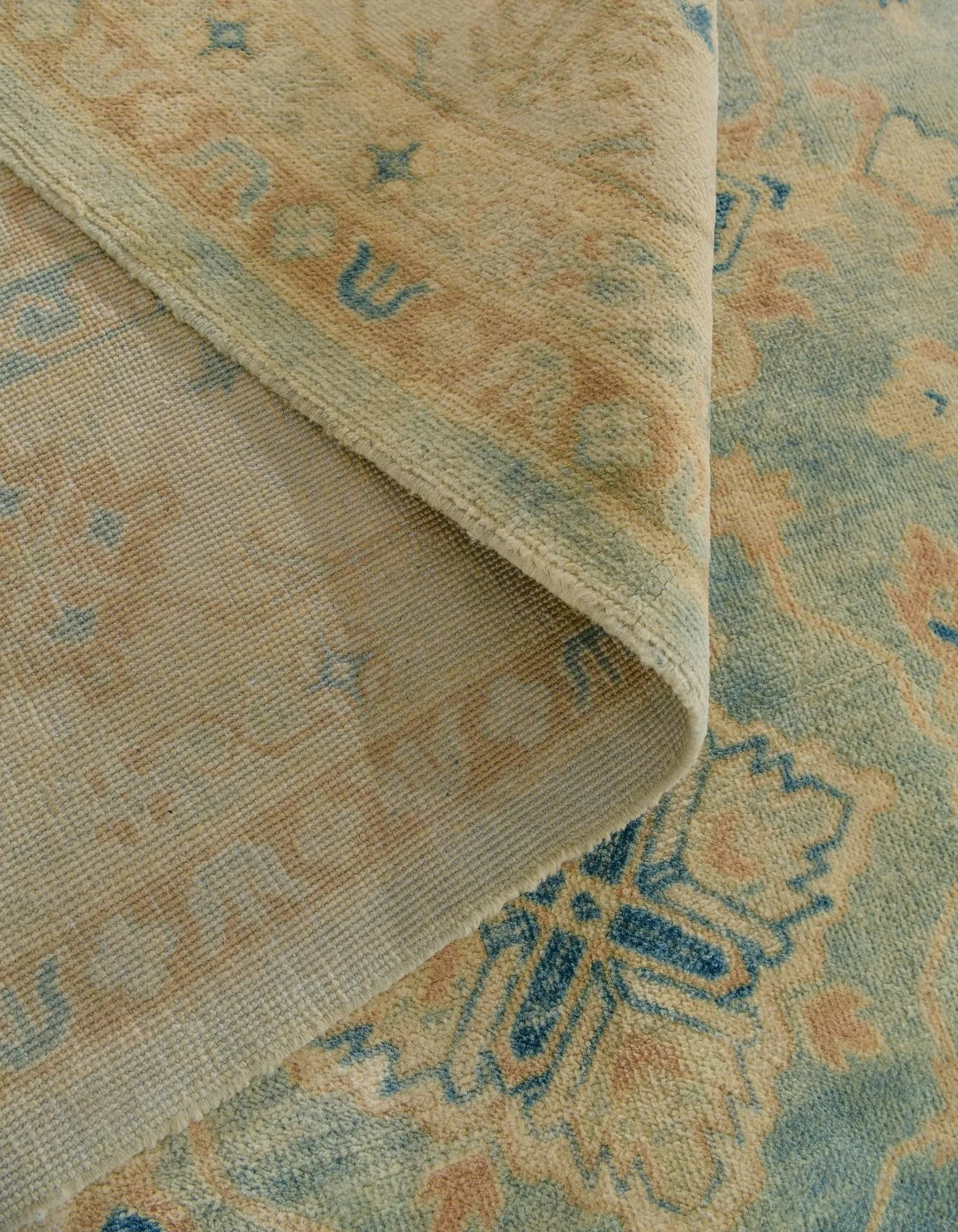 Elara Oushak Hand-Knotted Wool Rug