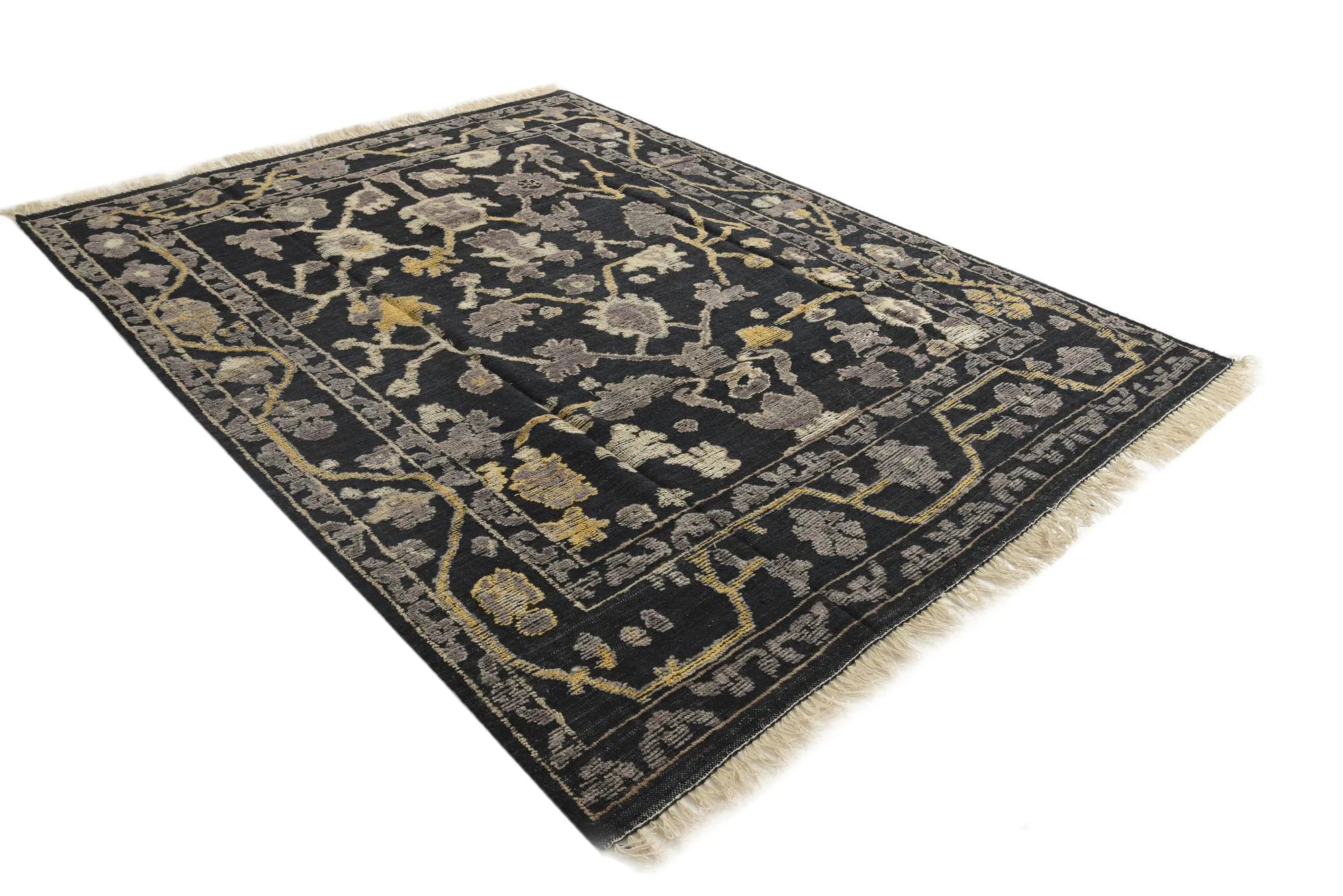 Amira Oushak Hand-Knotted Wool Rug