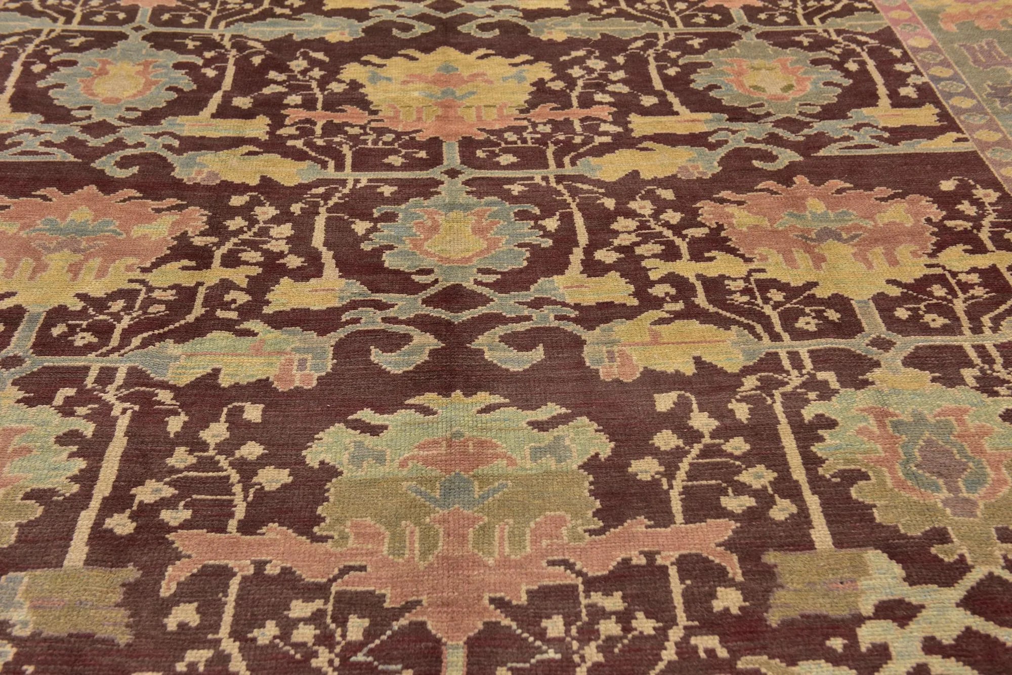 Juliette Oushak Hand-Knotted Wool Rug