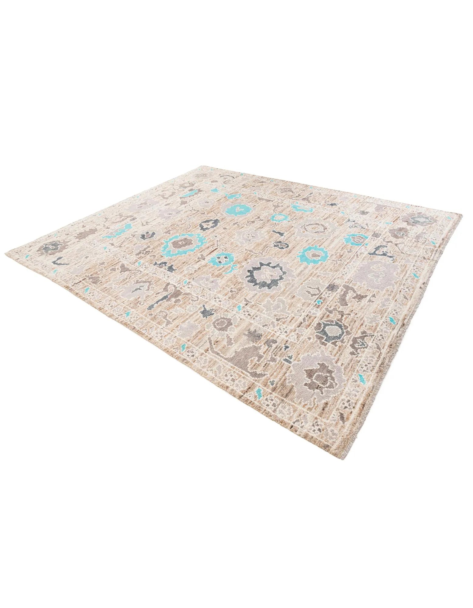 Helena Oushak Hand-Knotted Wool Rug