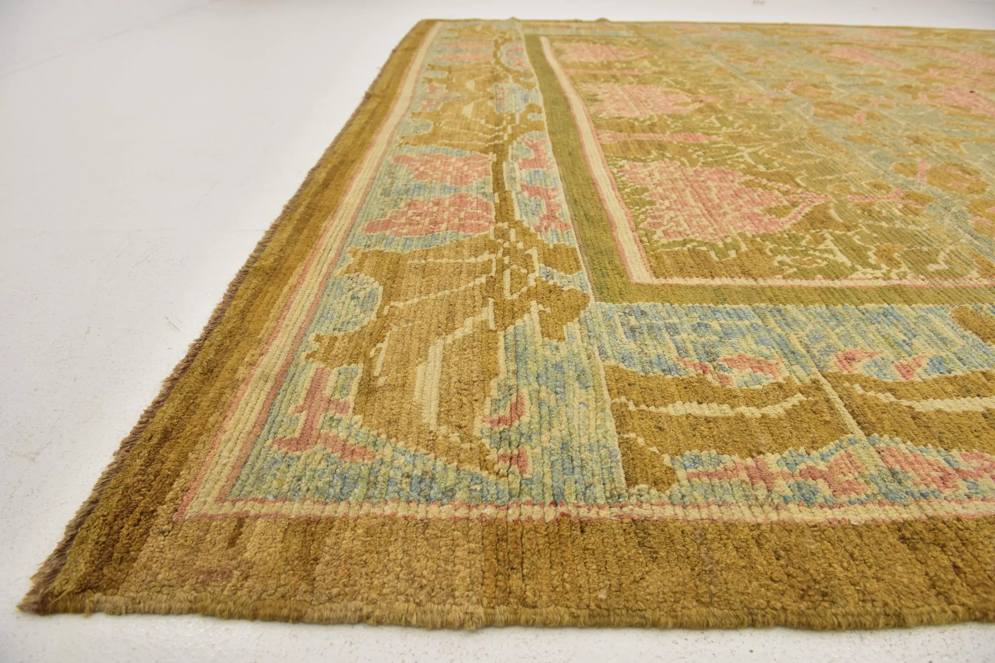 Tulip Oushak Hand-Knotted Wool Rug