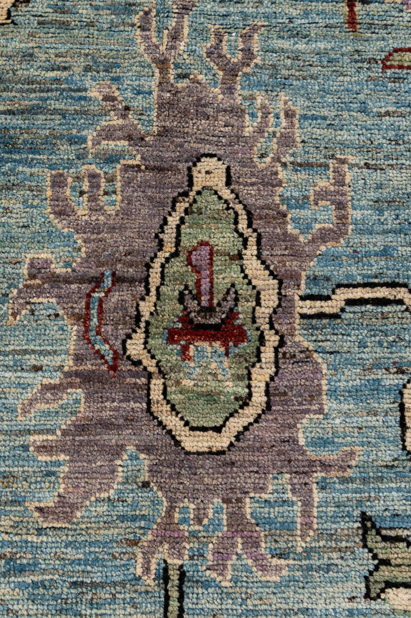 Celine Oushak Hand-Knotted Wool Rug