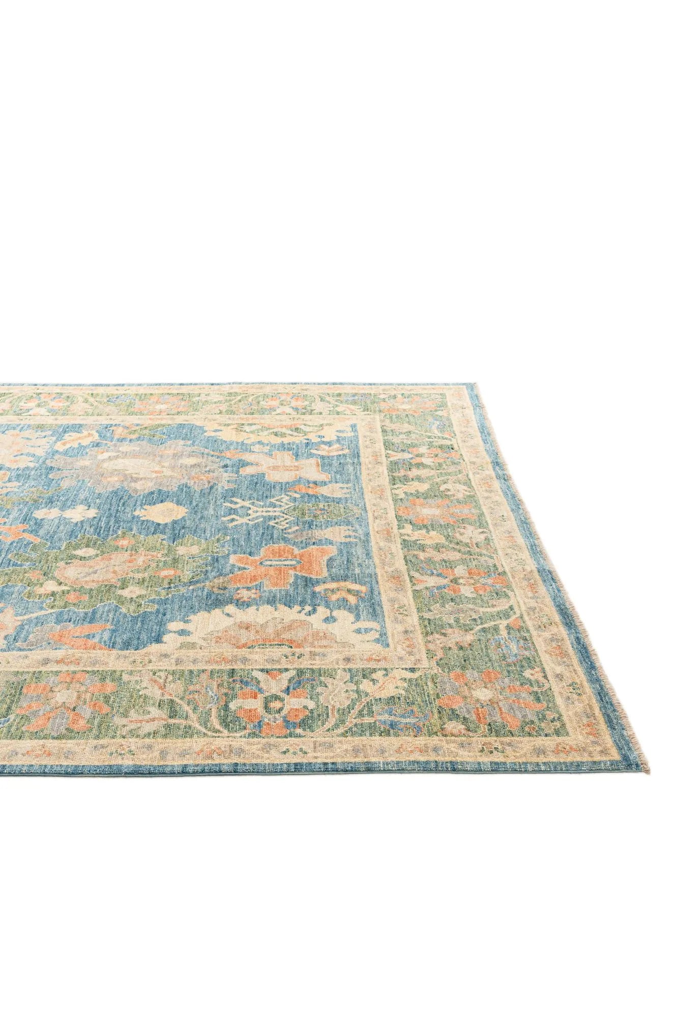 Bianca Oushak Hand-Knotted Wool Rug