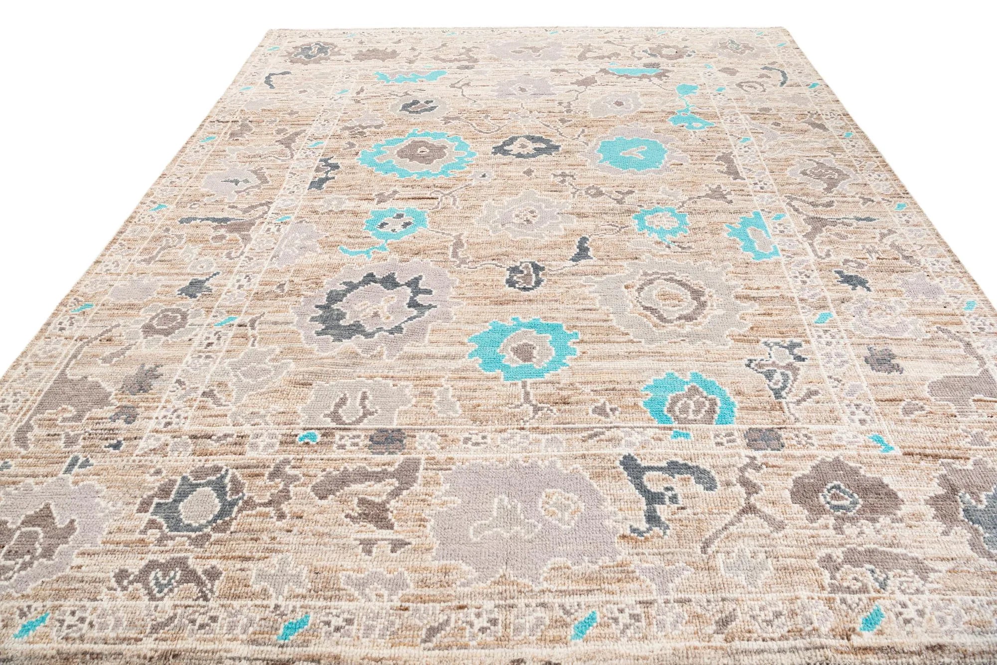 Helena Oushak Hand-Knotted Wool Rug