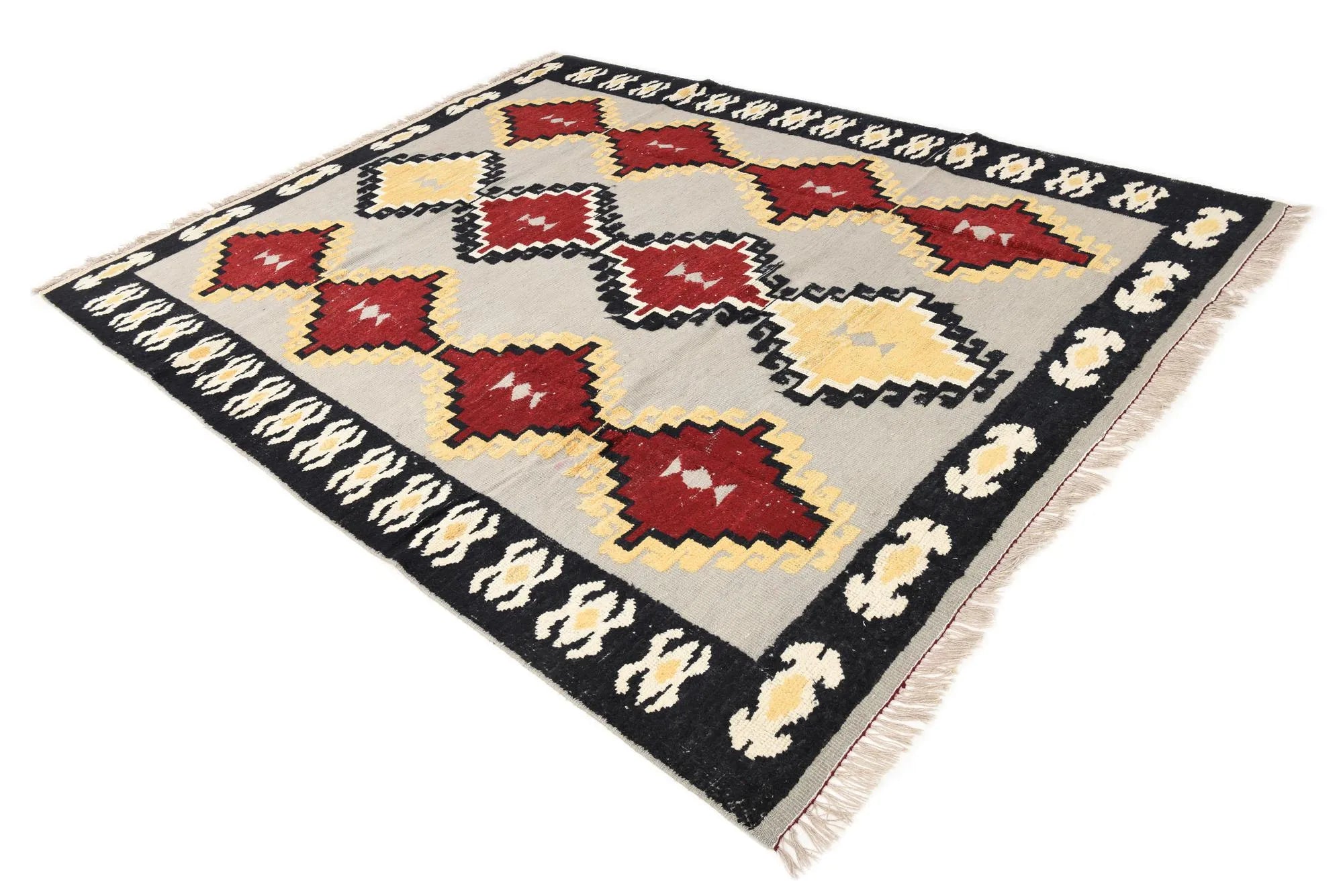 Lavender Oushak Hand-Knotted Wool Rug