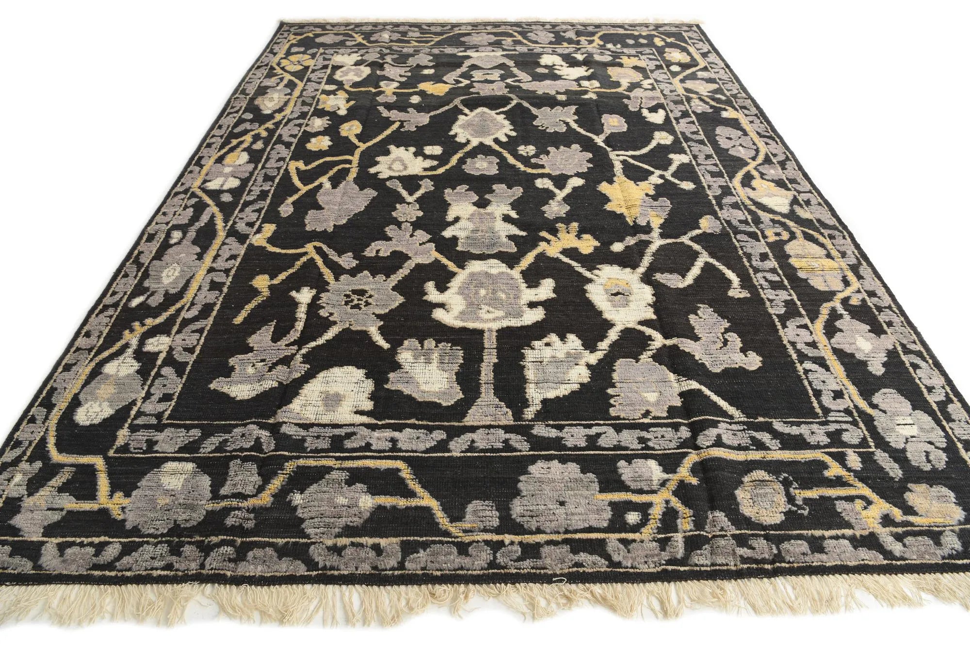 Amara Oushak Hand-Knotted Wool Rug