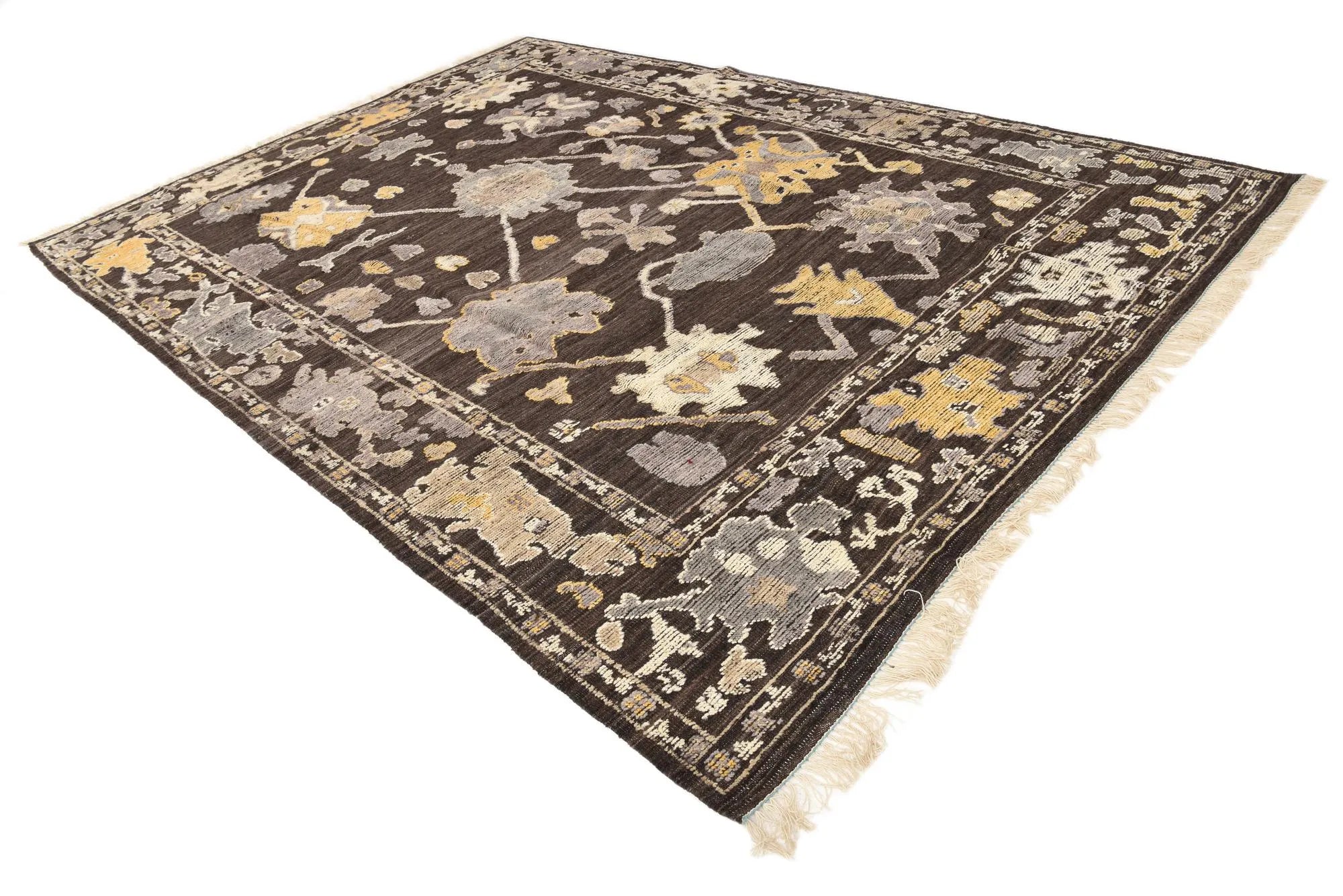 Alina Oushak Hand-Knotted Wool Rug