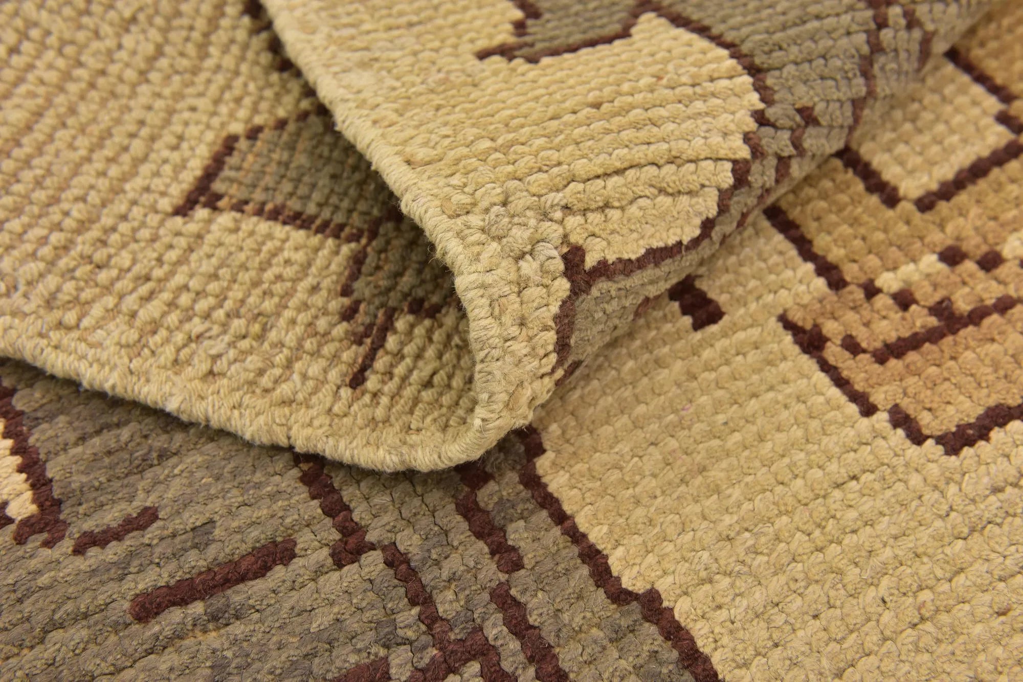 Blossom Oushak Hand-Knotted Wool Rug