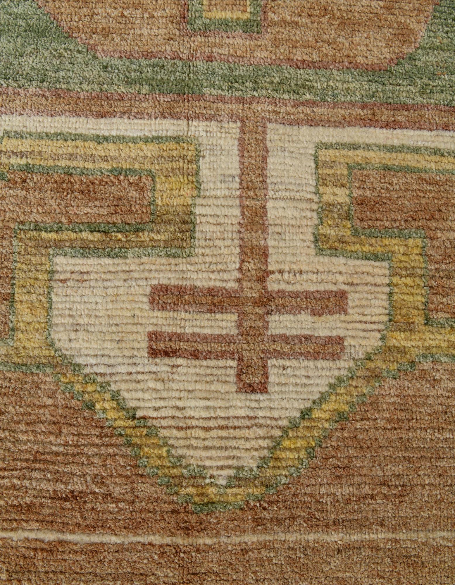 Royale Oushak Hand-Knotted Wool Rug