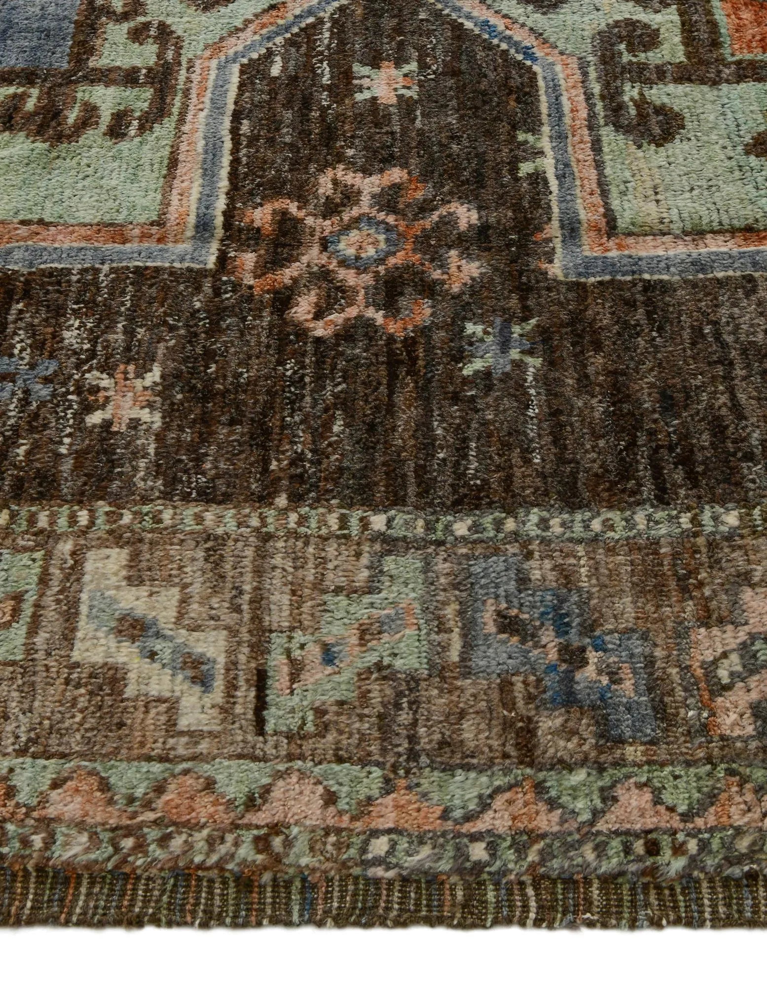 Iris Oushak Hand-Knotted Wool Rug