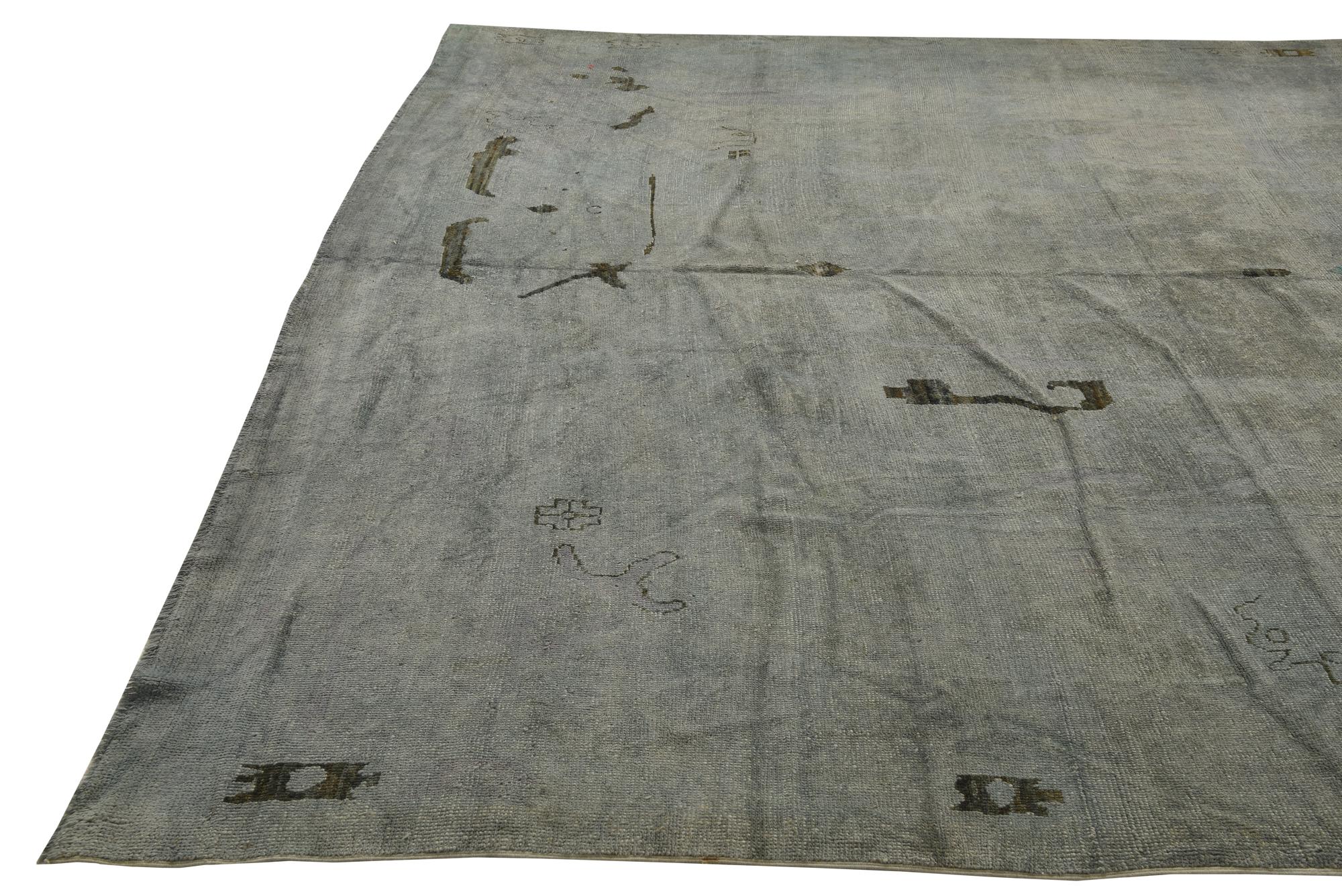 Beatrice Oushak Hand-Knotted Wool Rug