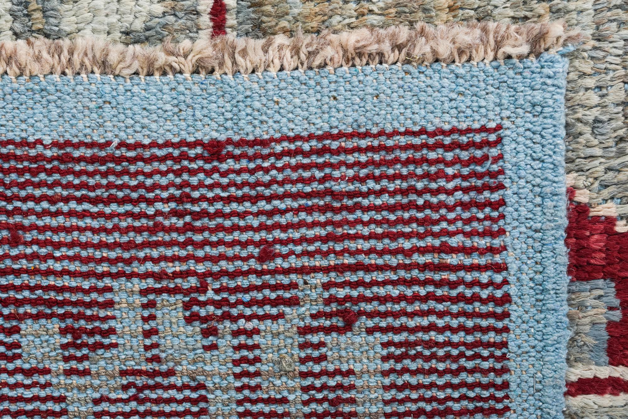 Naomi Oushak Hand-Knotted Wool Rug