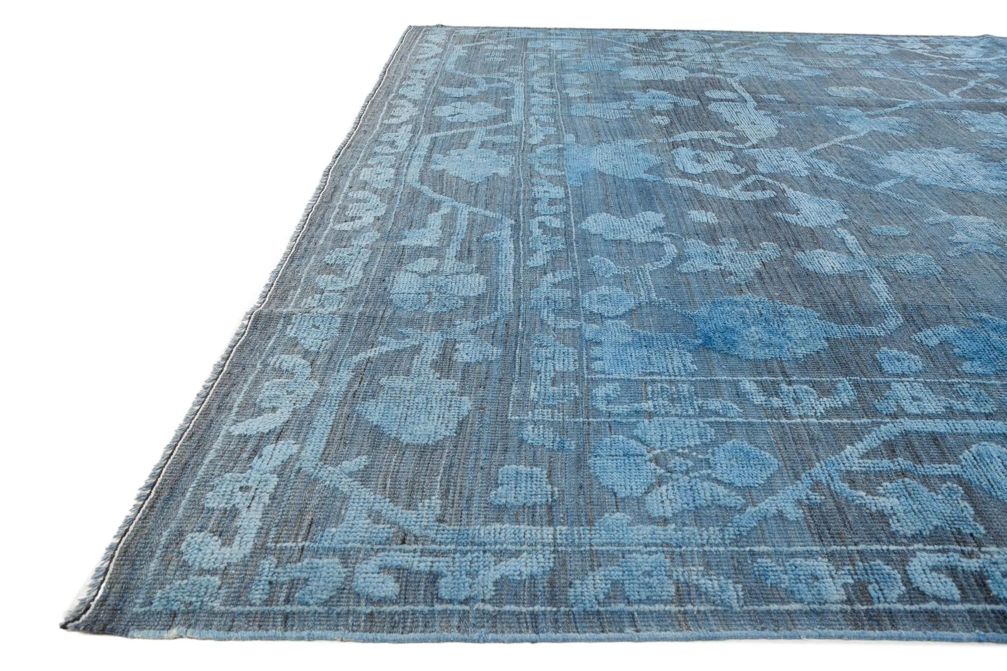 Sunflower Oushak Hand-Knotted Wool Rug
