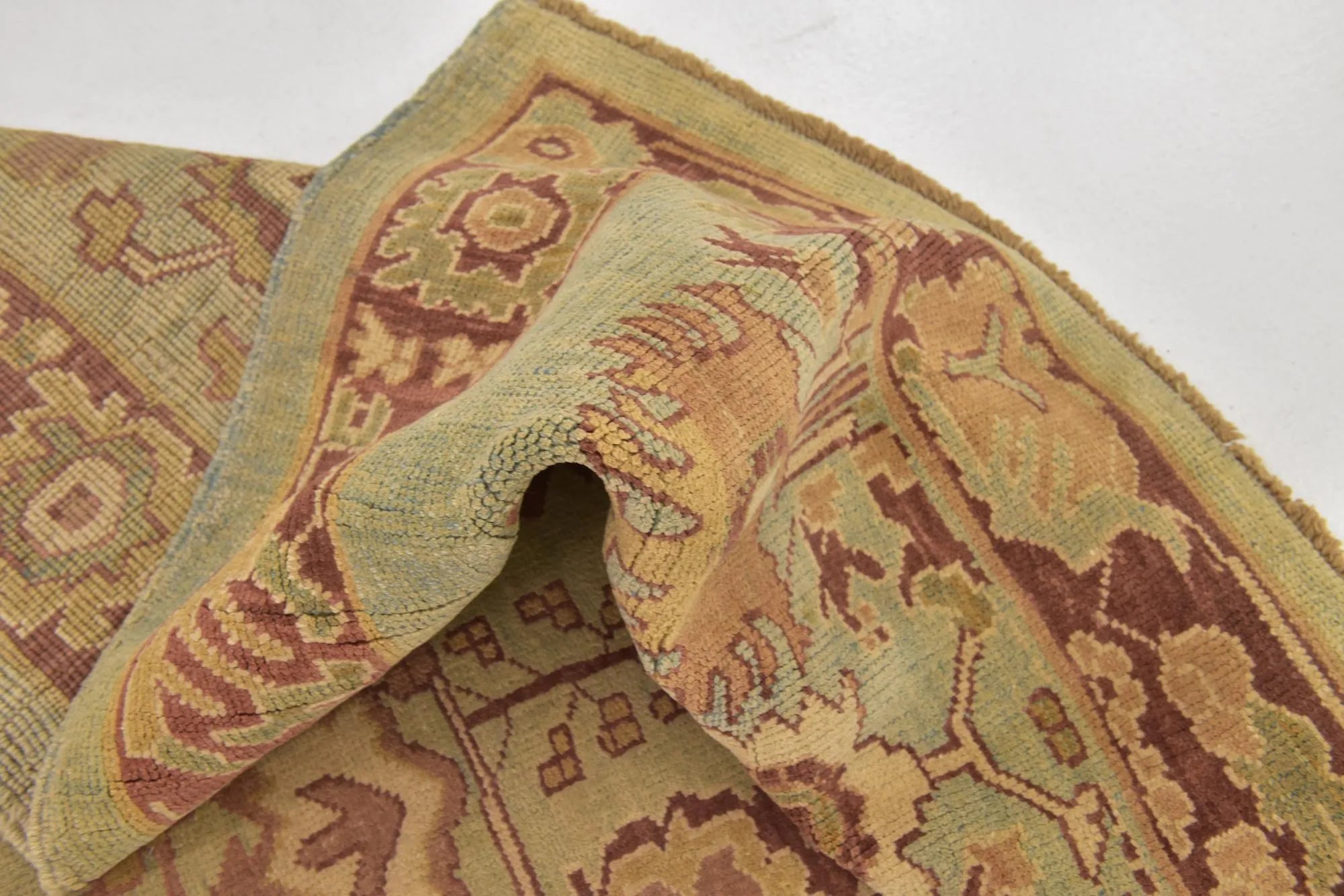 Magnolia Oushak Hand-Knotted Wool Rug