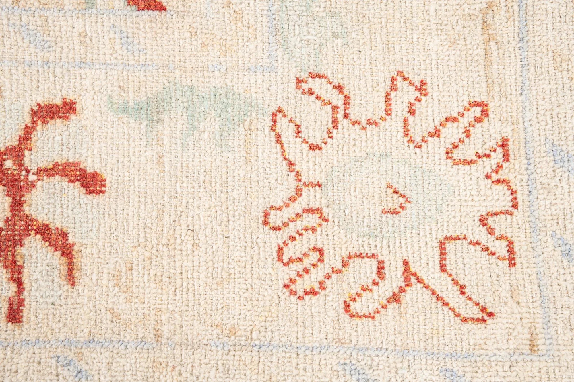 Lotus Oushak Hand-Knotted Wool Rug