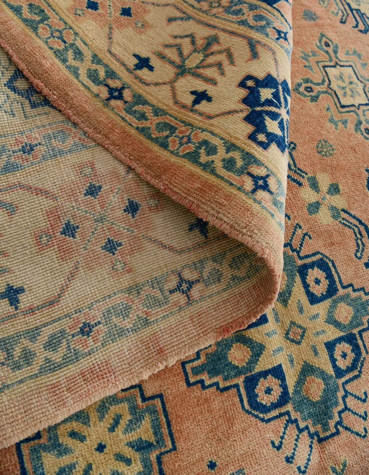 Cypress Oushak Hand-Knotted Wool Rug