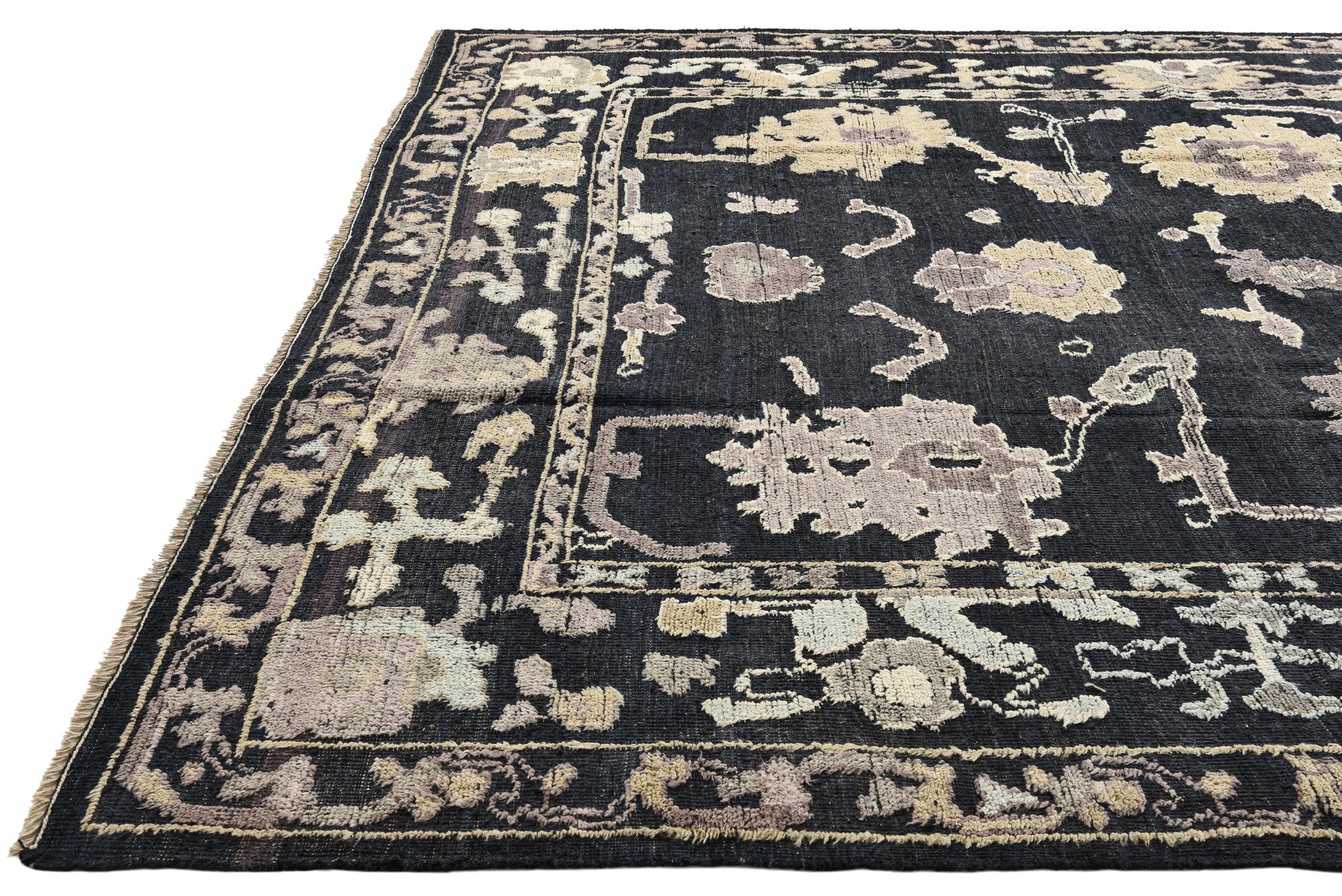 Anaya Oushak Hand-Knotted Wool Rug