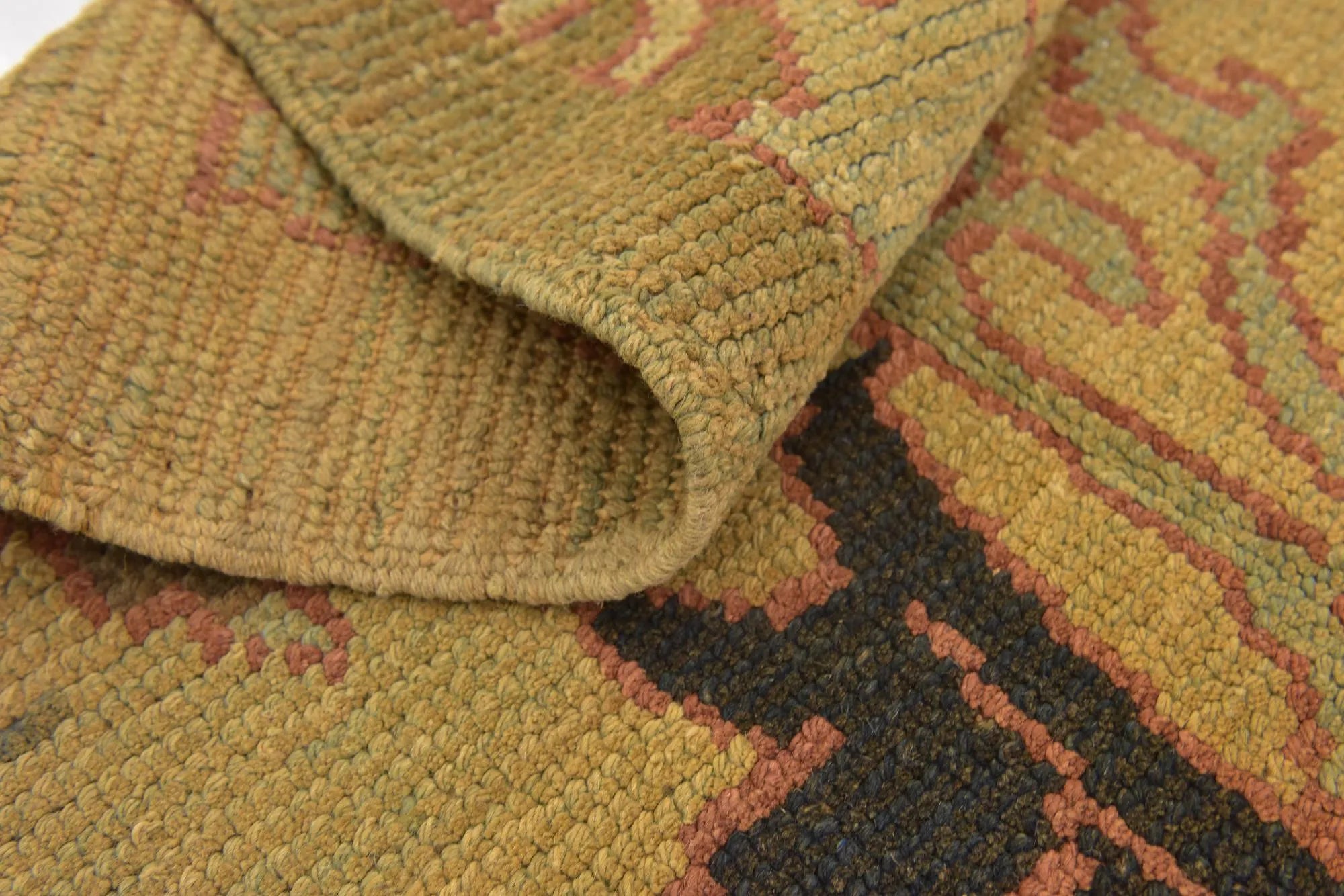 Rosalie Oushak Hand-Knotted Wool Rug