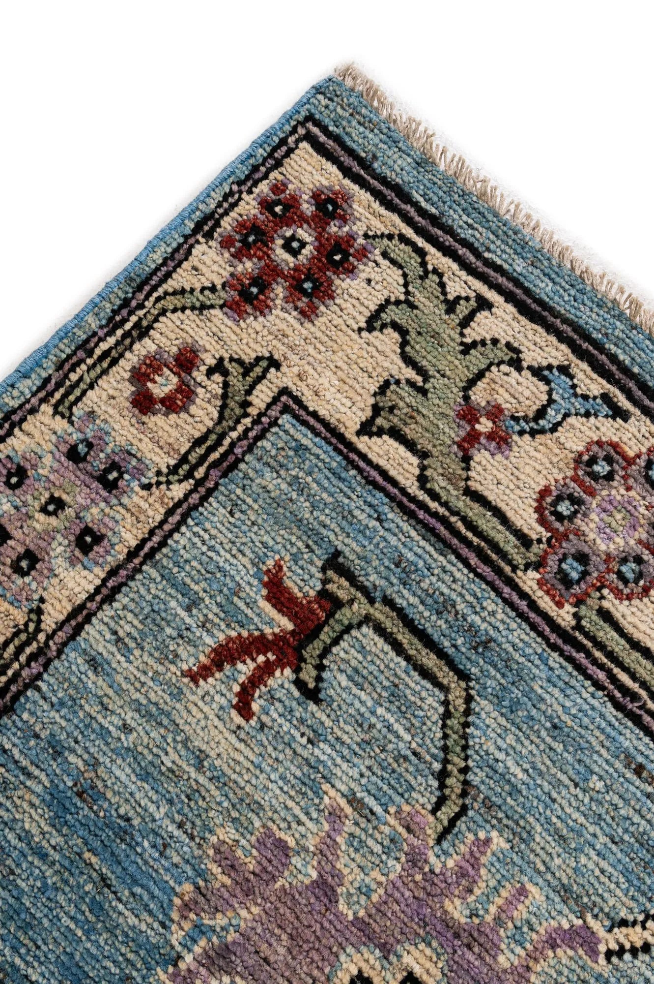 Celine Oushak Hand-Knotted Wool Rug
