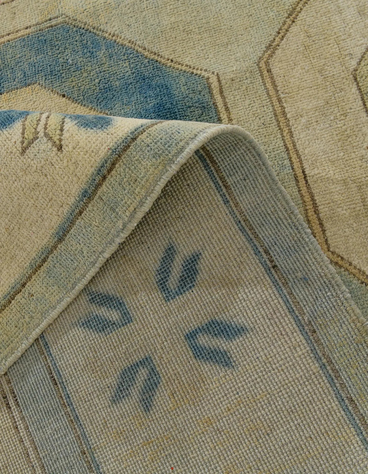 Ophelia Oushak Hand-Knotted Wool Rug