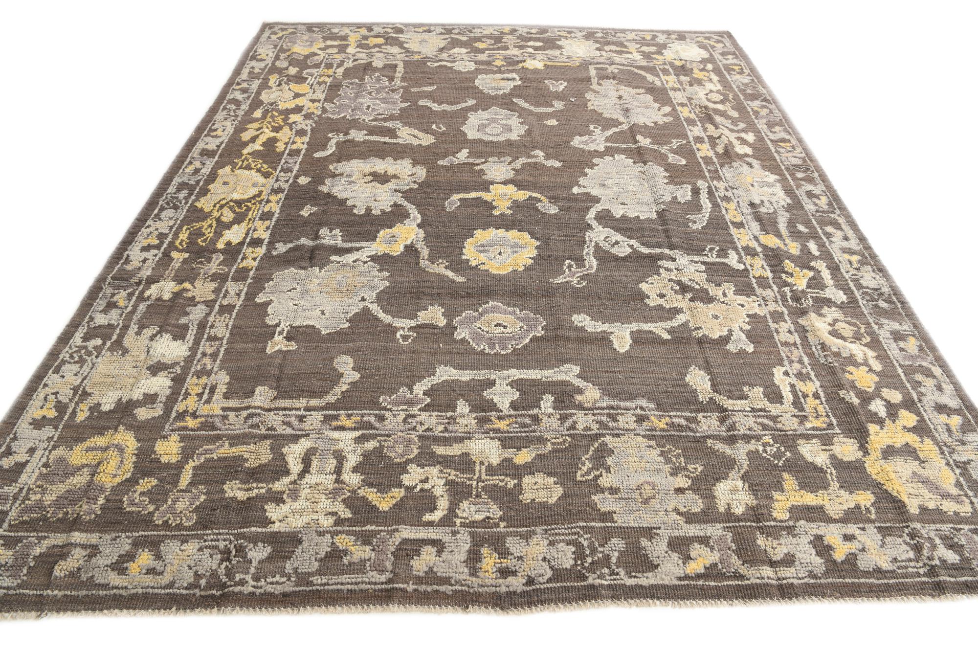 Aurelia Oushak Hand-Knotted Wool Rug