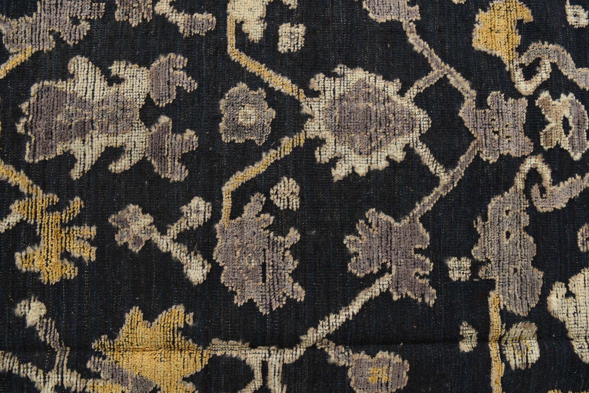Amira Oushak Hand-Knotted Wool Rug