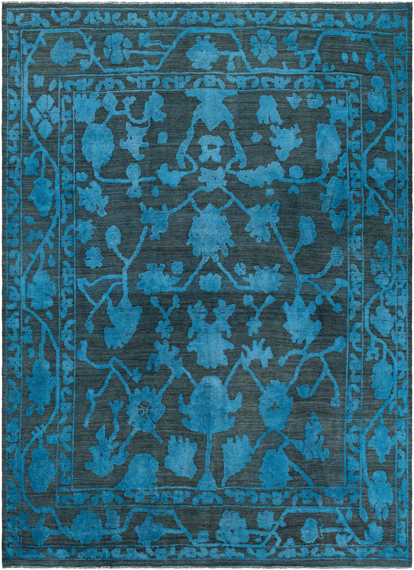Florence Oushak Hand-Knotted Wool Rug