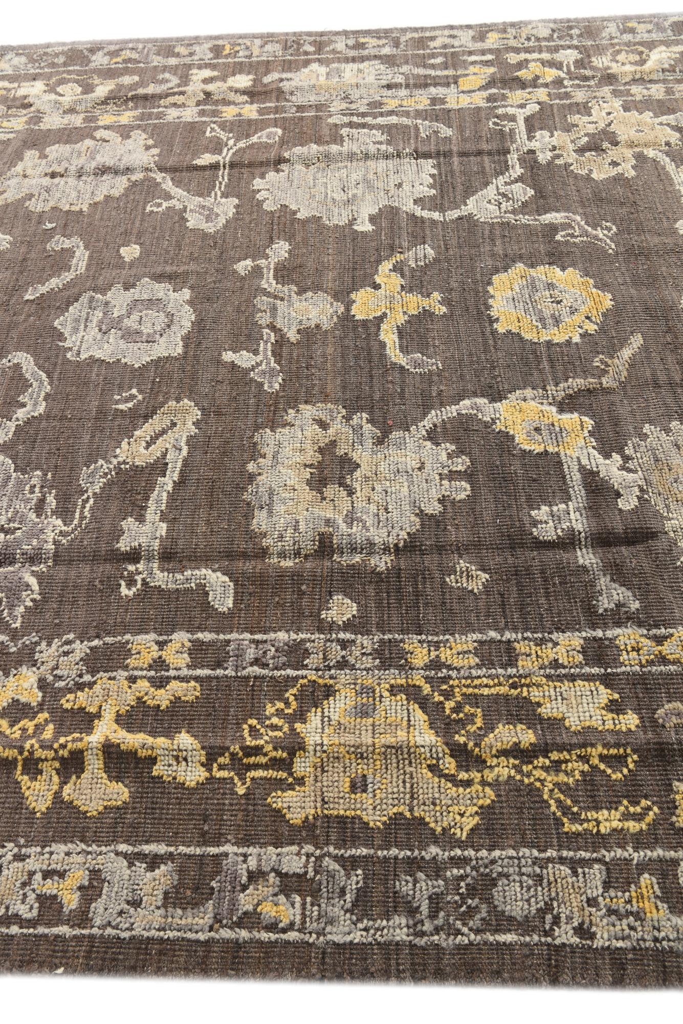 Aurelia Oushak Hand-Knotted Wool Rug