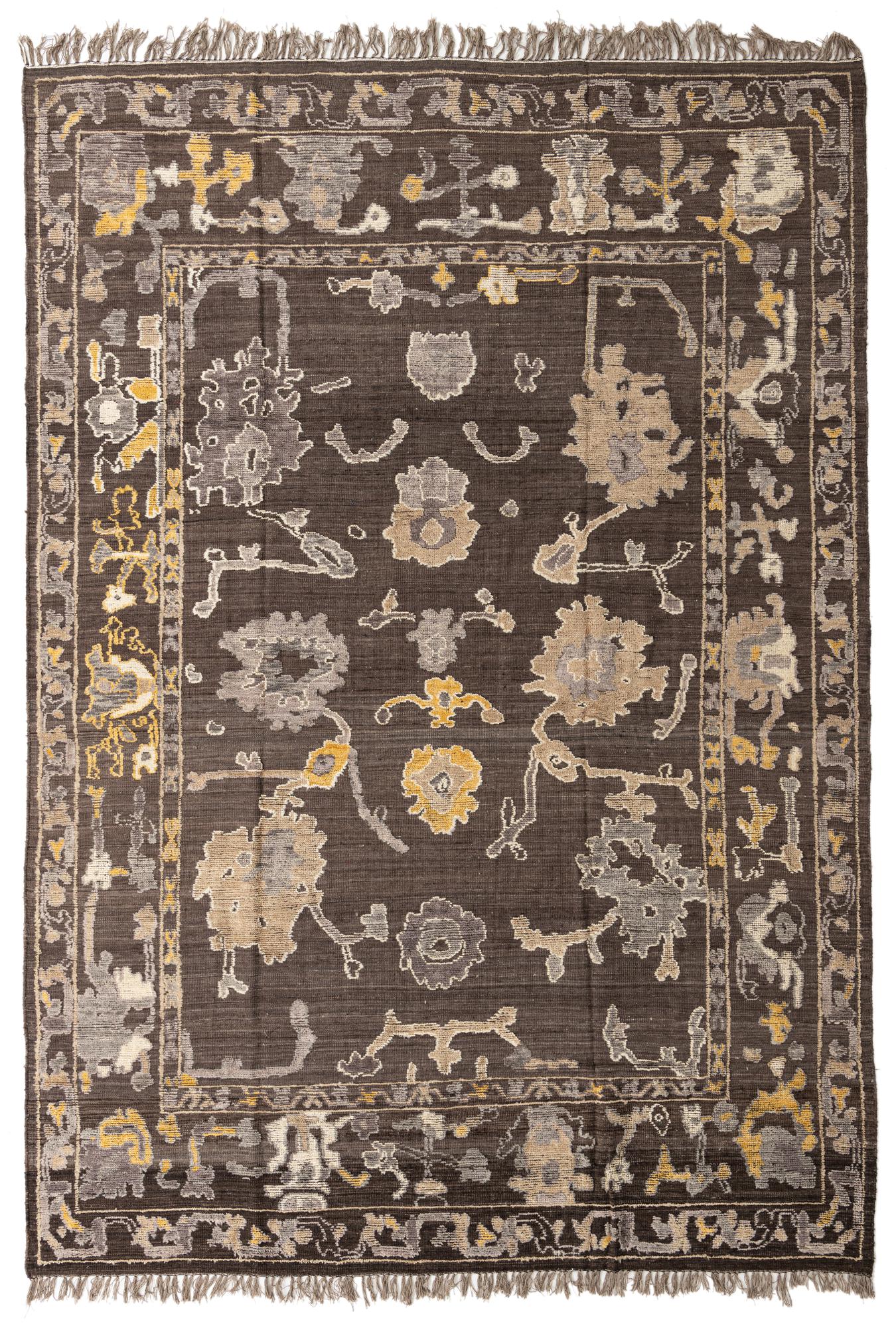 Aaliyah Oushak Hand-Knotted Wool Rug