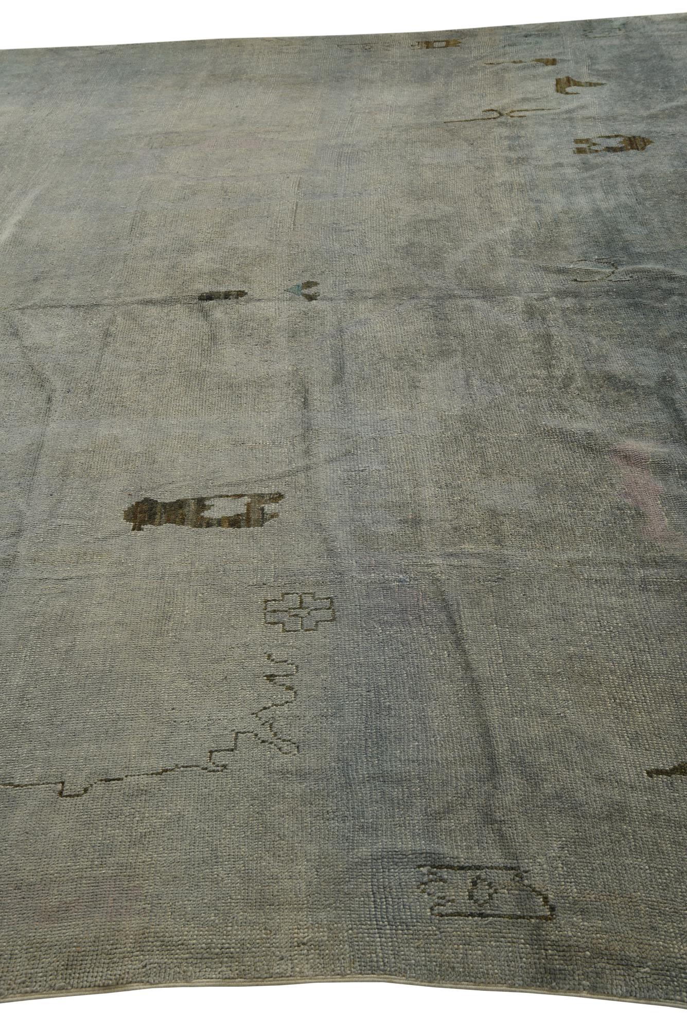 Beatrice Oushak Hand-Knotted Wool Rug