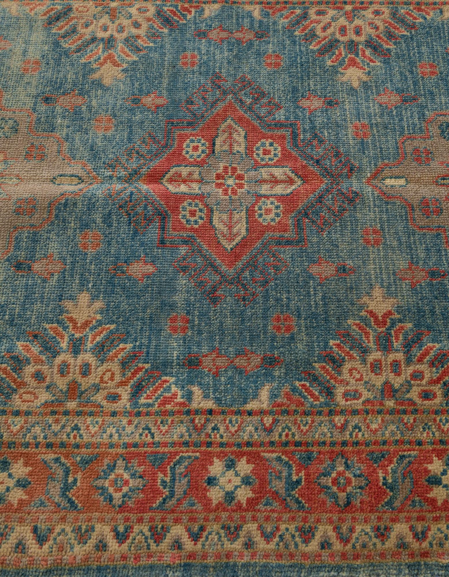 Magnificent Oushak Hand-Knotted Wool Rug