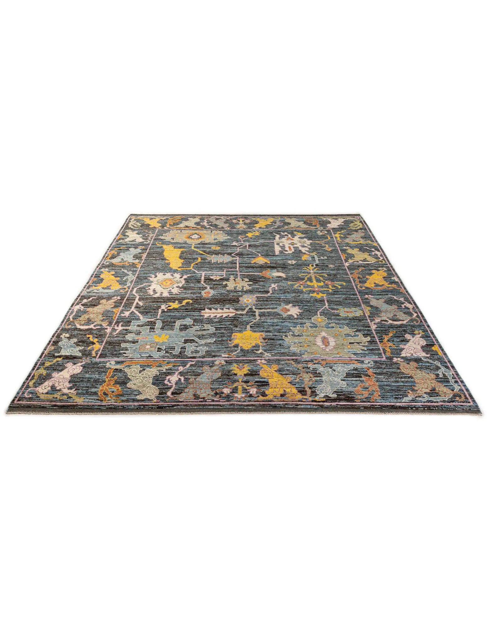 Elena Oushak Hand-Knotted Wool Rug