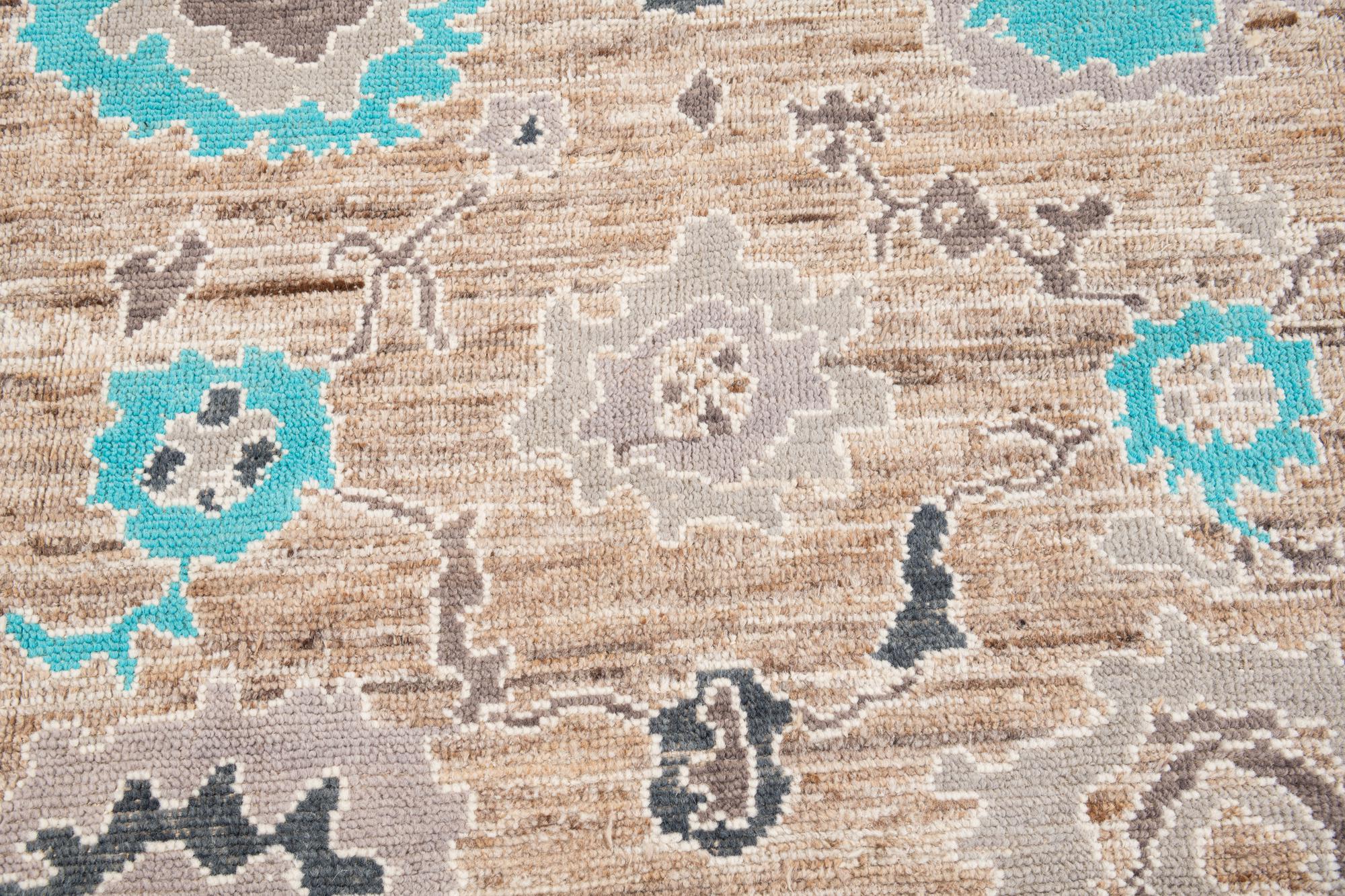 Helena Oushak Hand-Knotted Wool Rug
