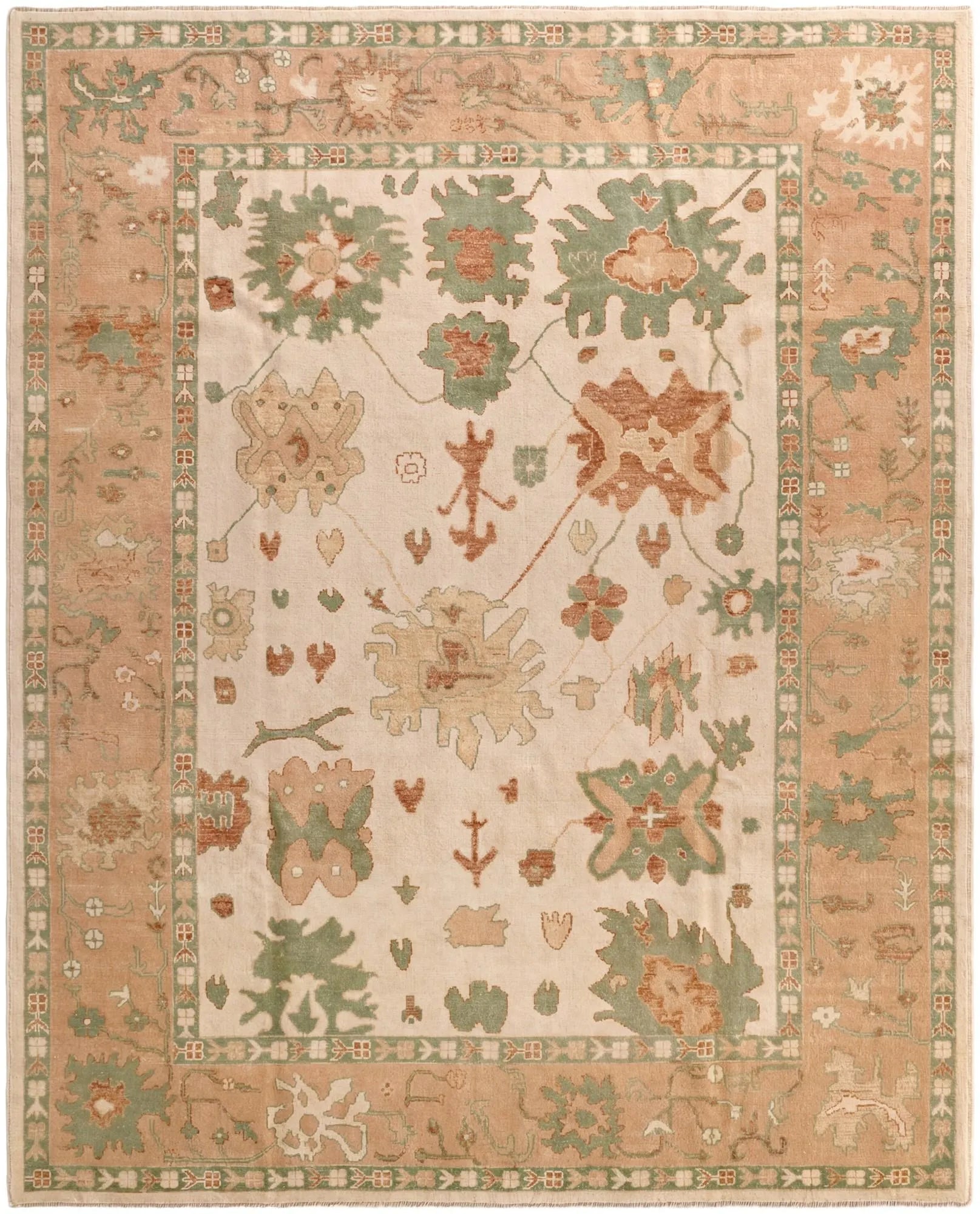 Natalia Oushak Hand-Knotted Wool Rug