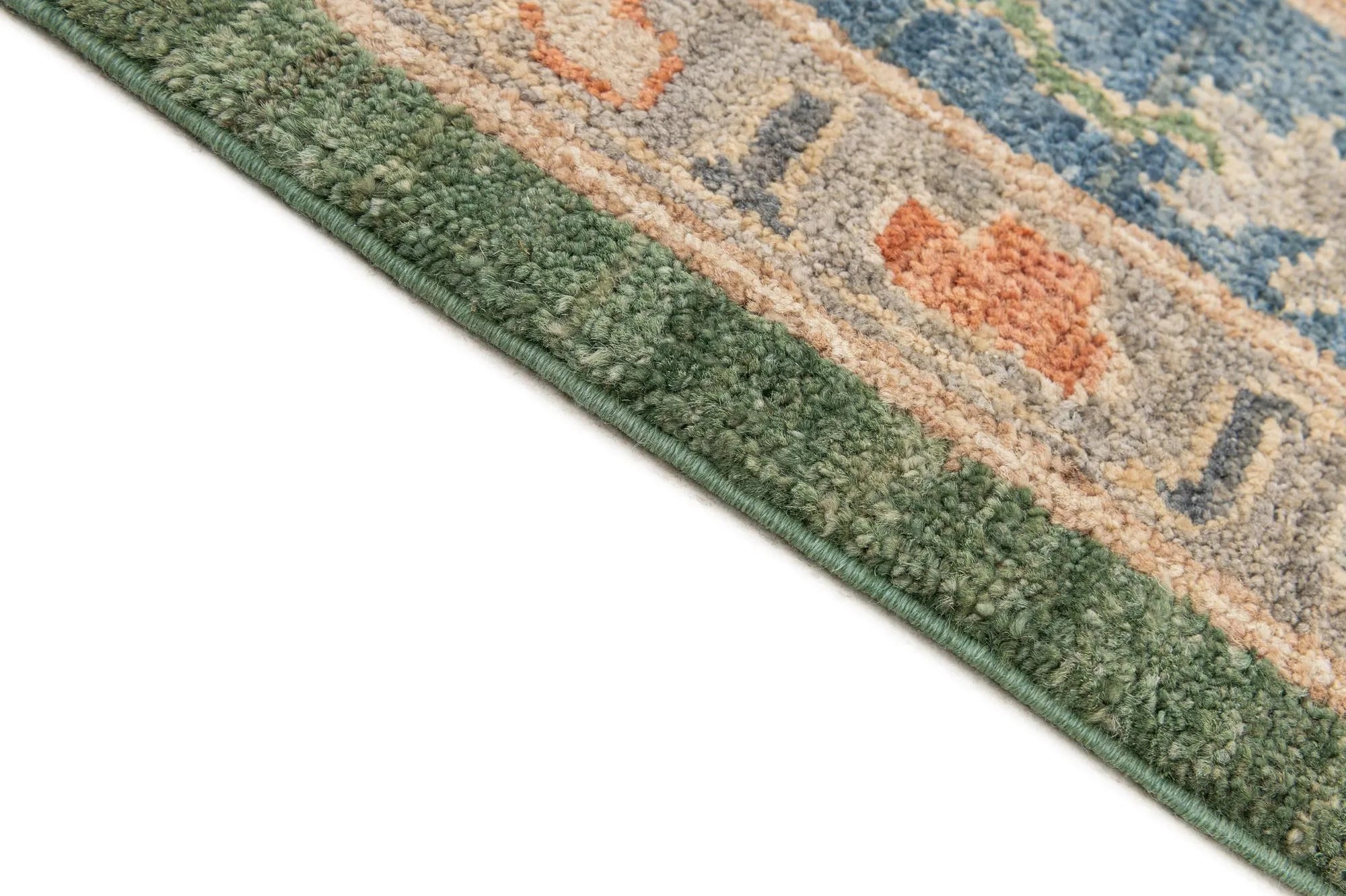 Lavish Oushak Hand-Knotted Wool Rug