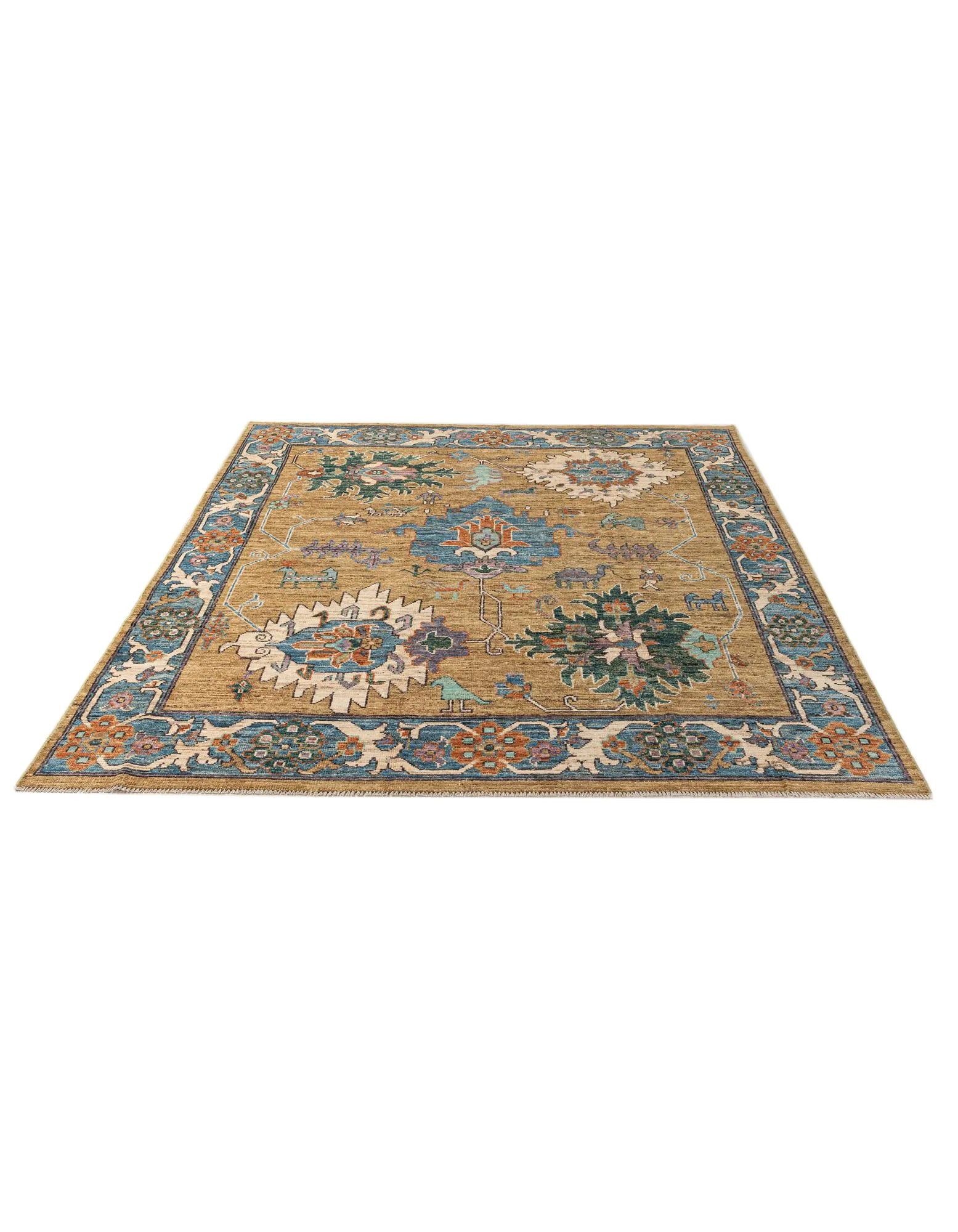 Elysian Oushak Hand-Knotted Wool Rug