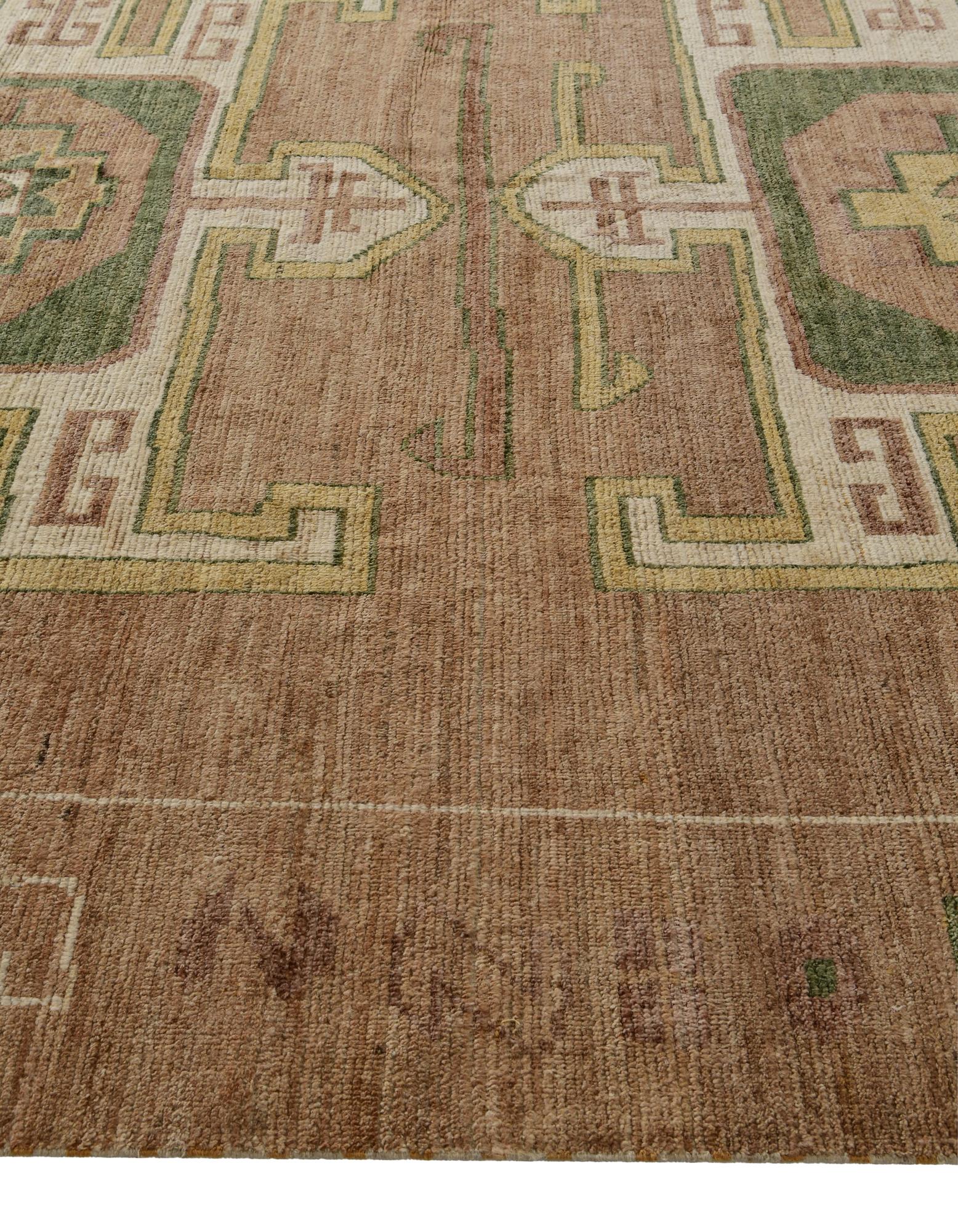 Royale Oushak Hand-Knotted Wool Rug