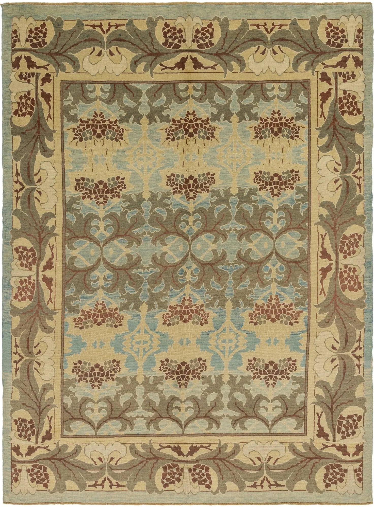 Dahlia Oushak Hand-Knotted Wool Rug