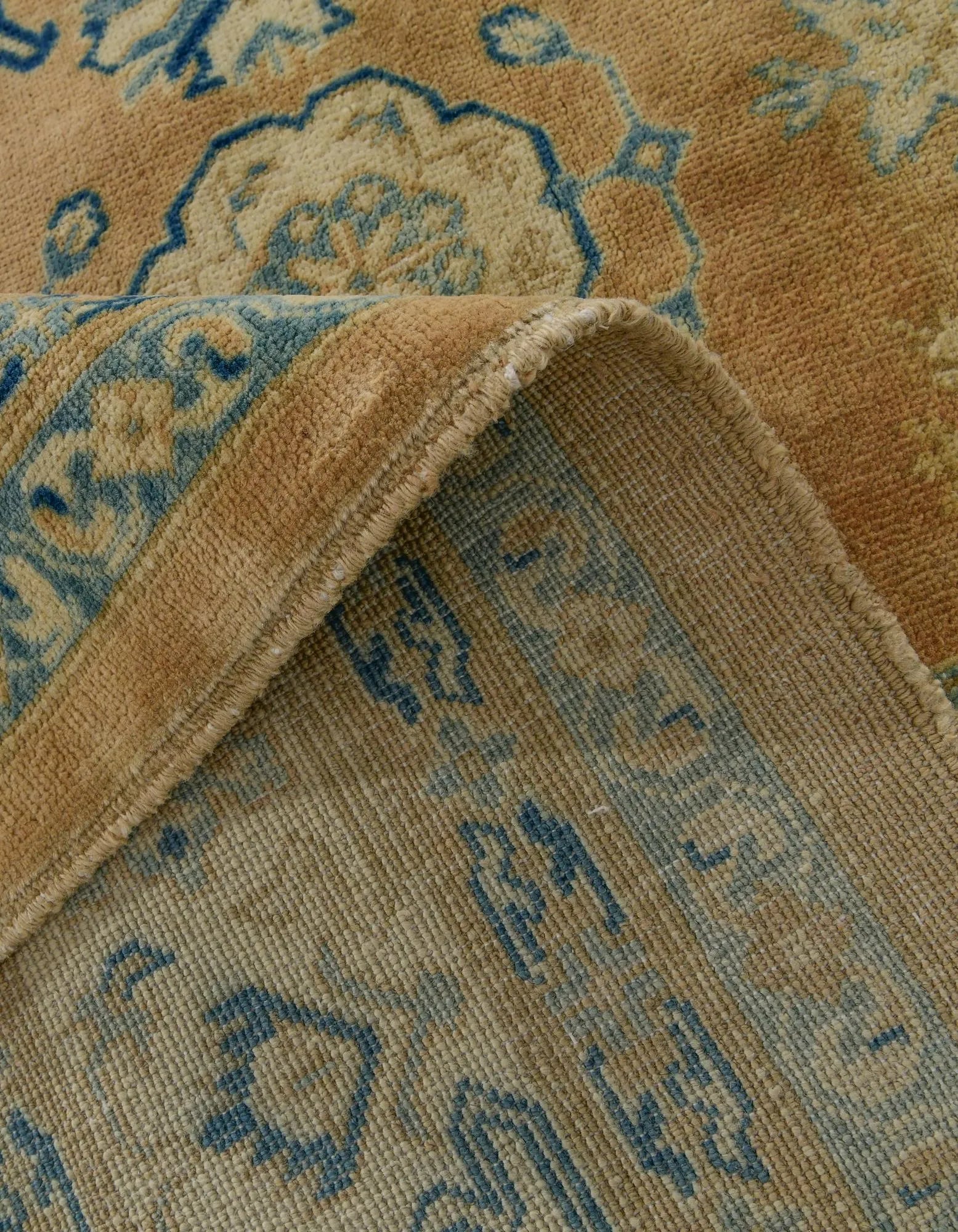 Bloom Oushak Hand-Knotted Wool Rug