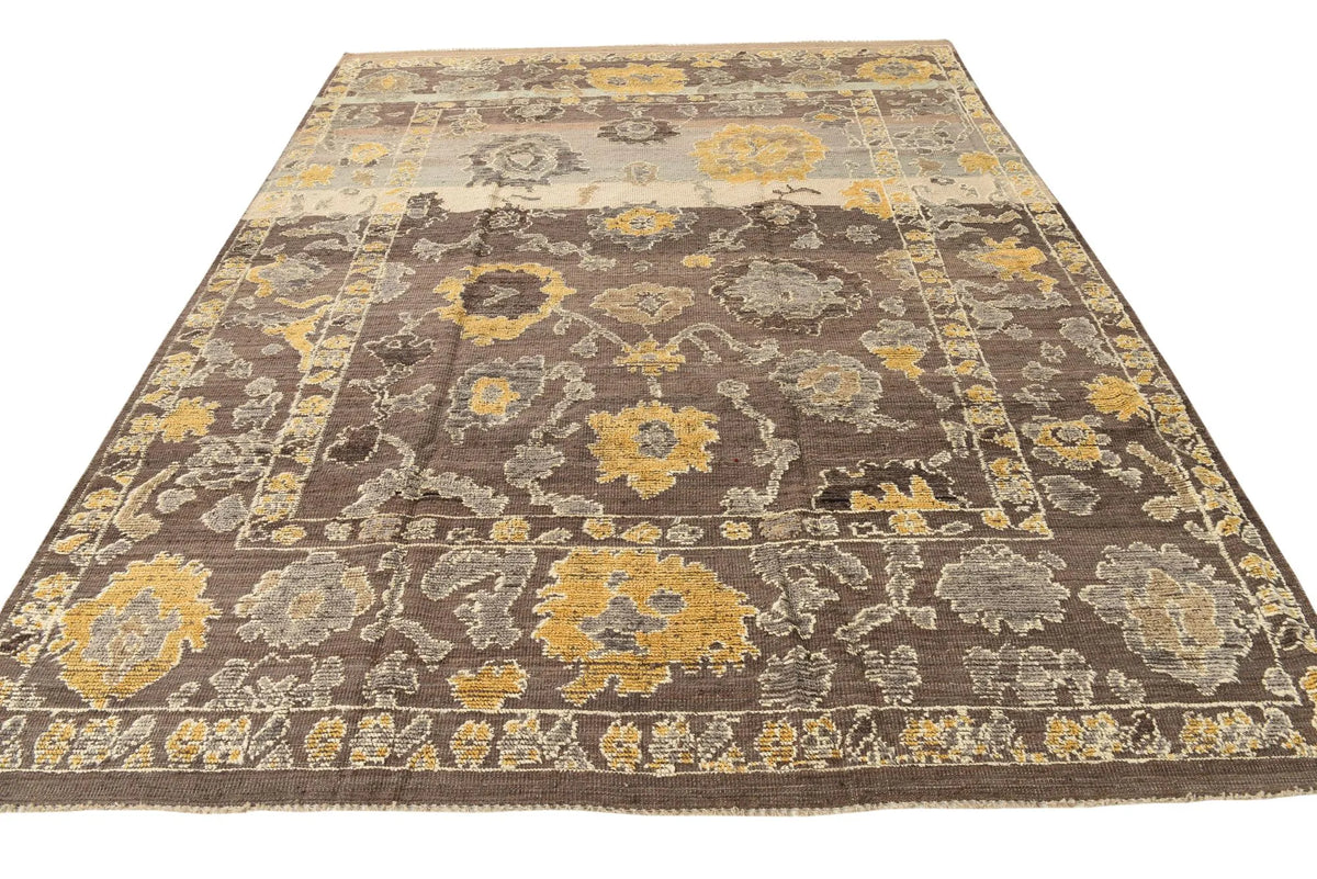 Madeline Oushak Hand-Knotted Wool Rug
