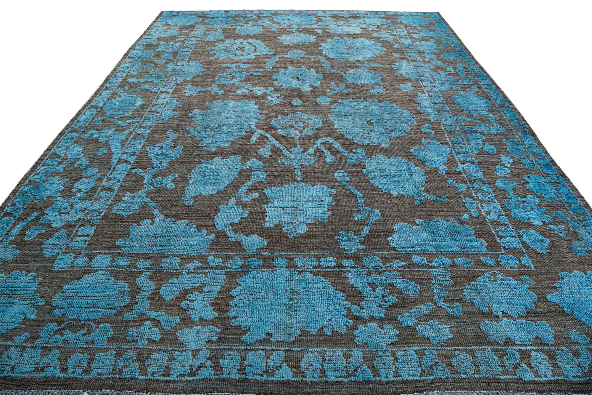 Evelyn Oushak Hand-Knotted Wool Rug