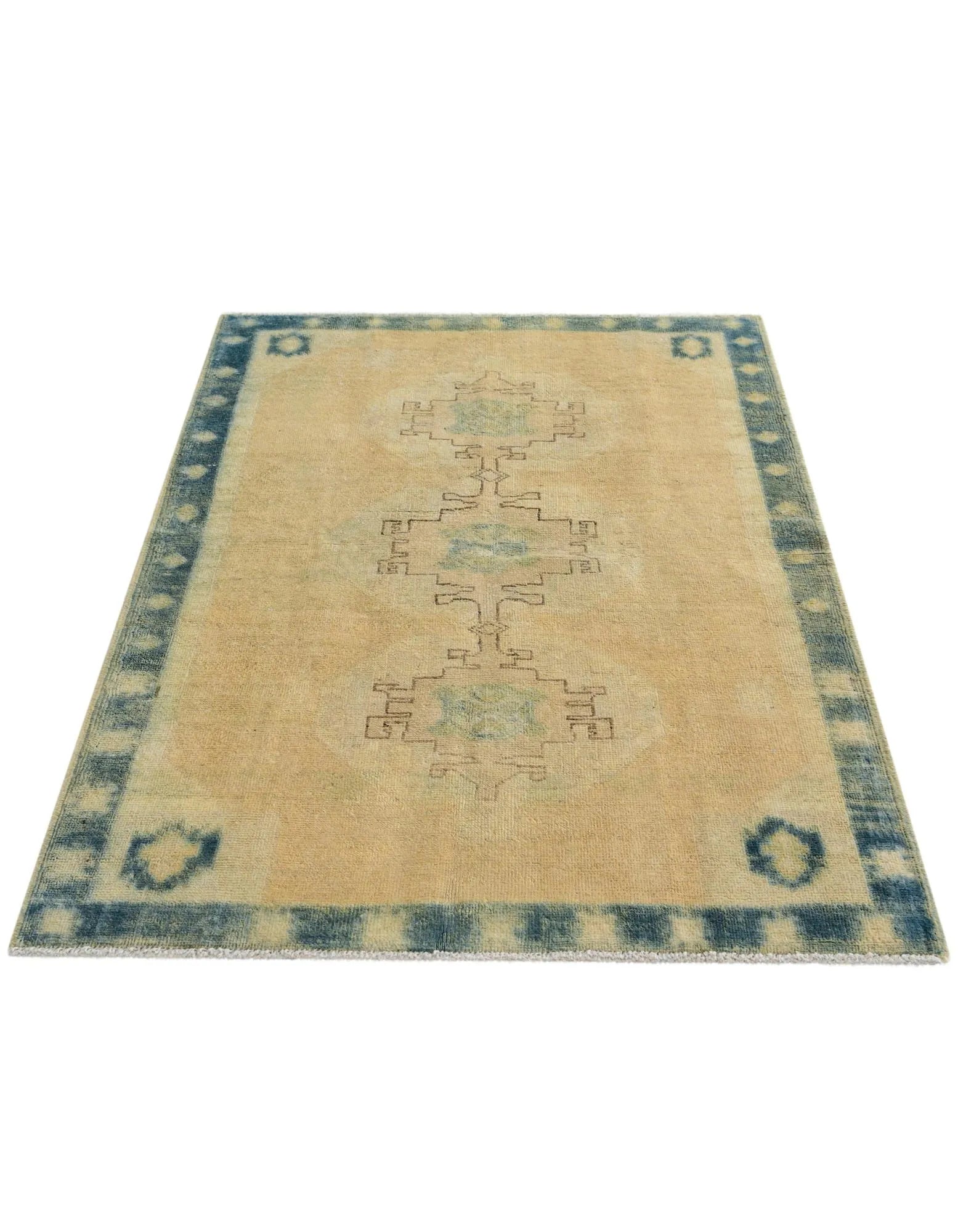 Elite Oushak Hand-Knotted Wool Rug
