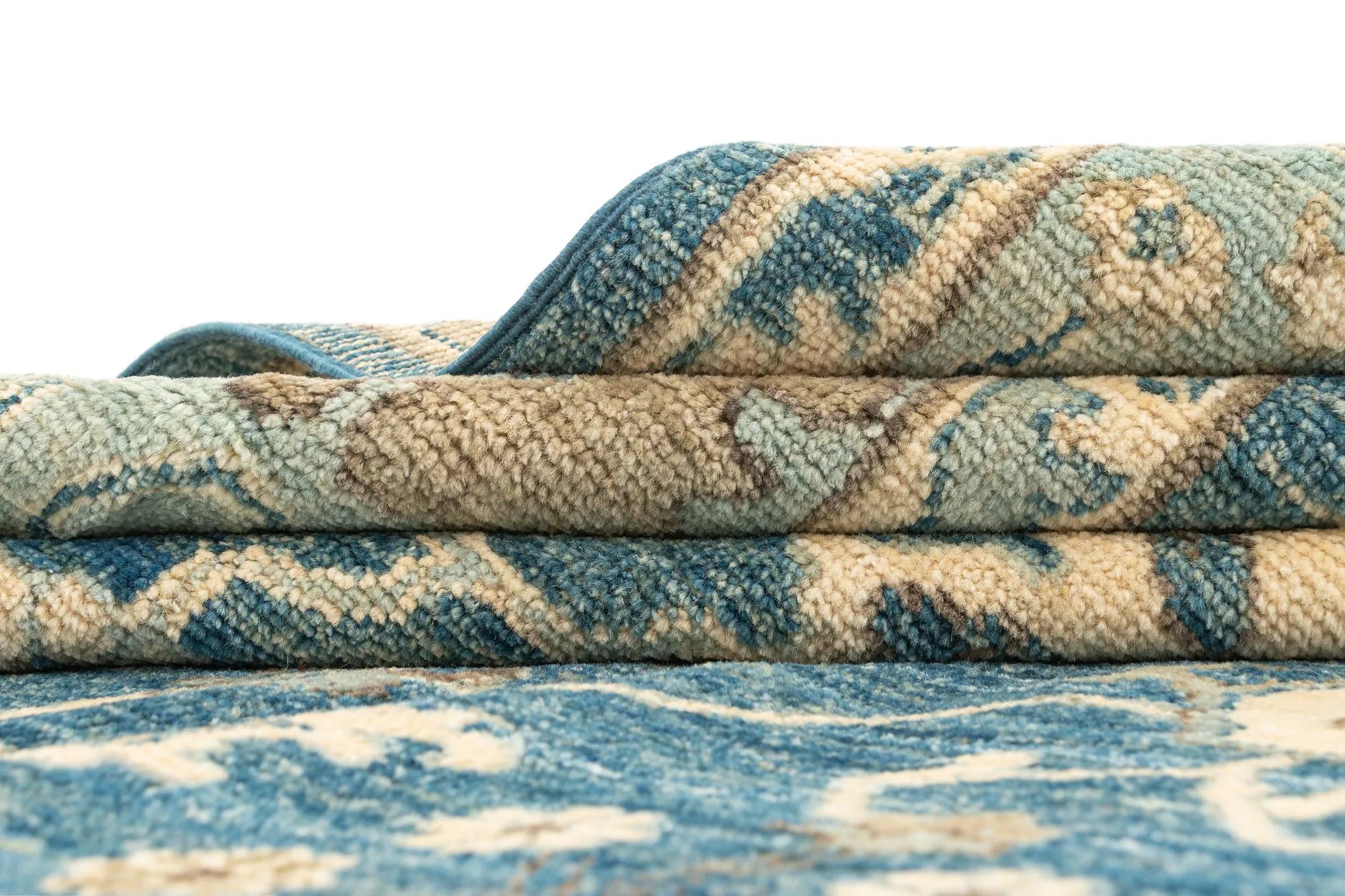 Aurora Oushak Hand-Knotted Wool Rug