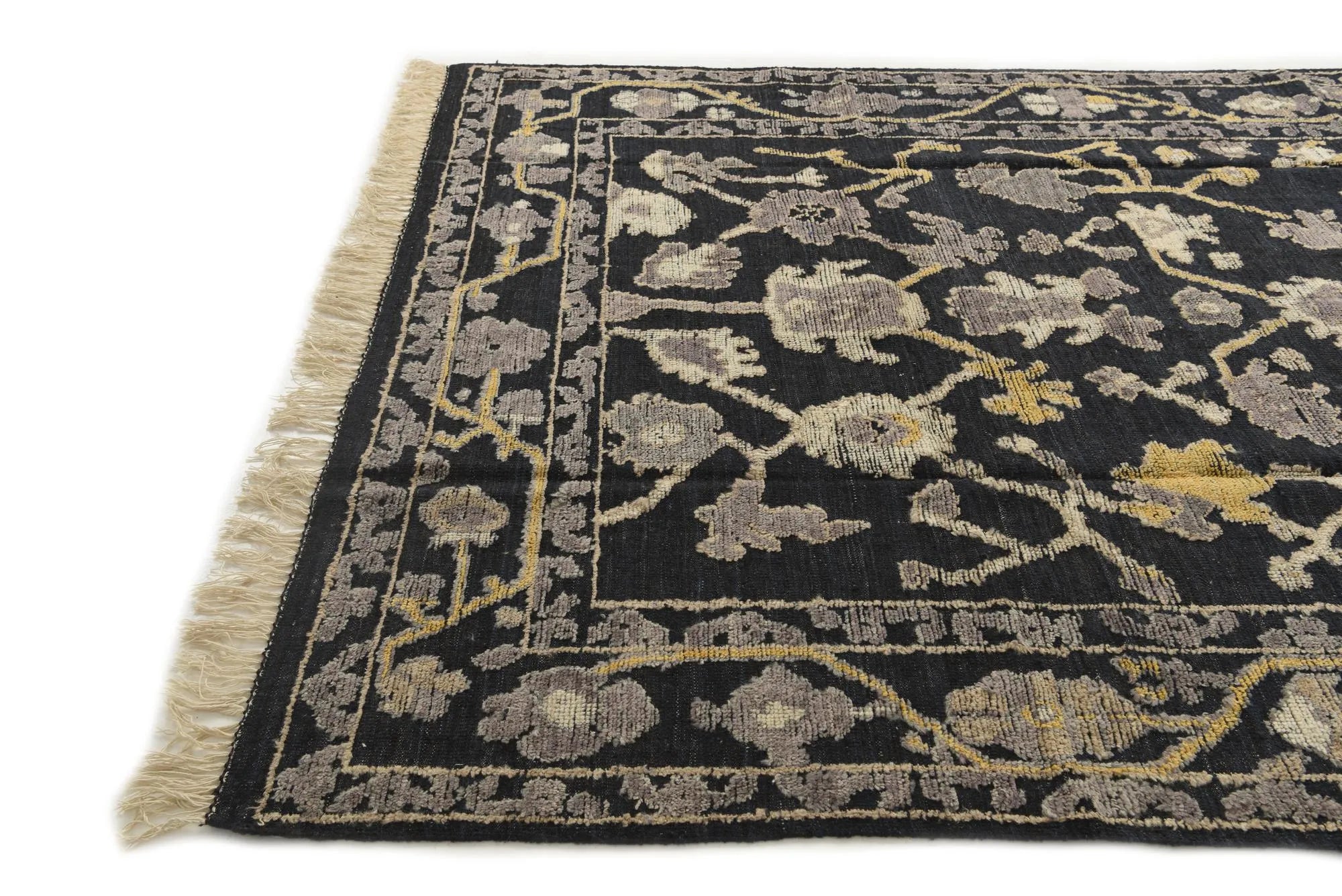 Amira Oushak Hand-Knotted Wool Rug