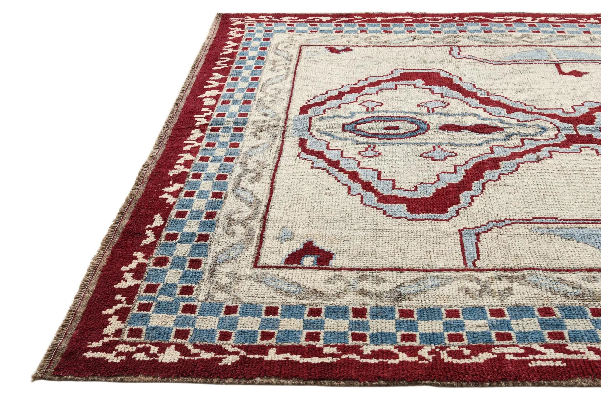 Grandeur Oushak Hand-Knotted Wool Rug